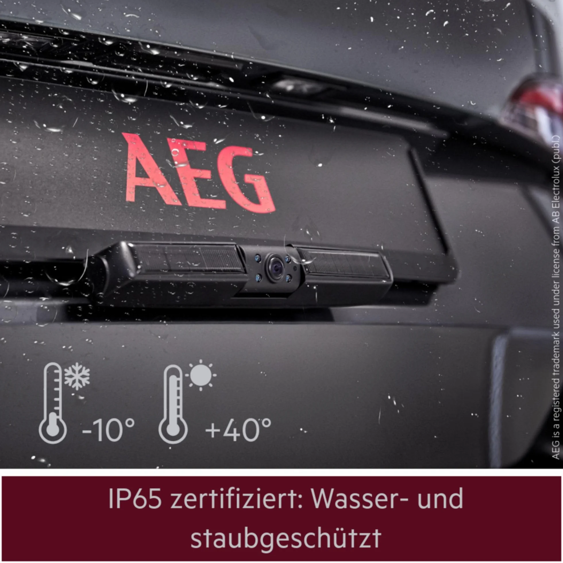 Aeg 10997 Kamera, Czarny, 4,3 Cala