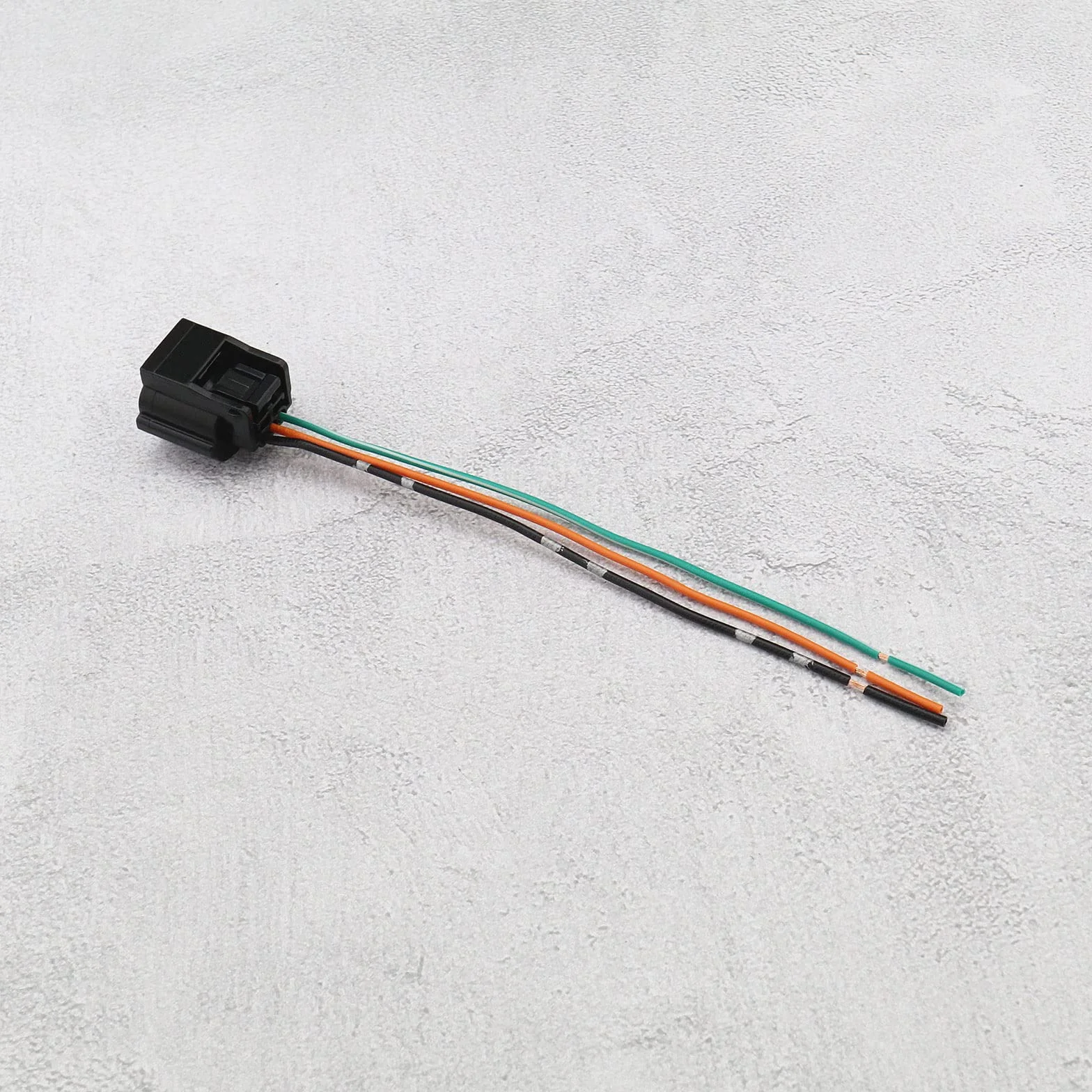 Create idea Złącze wtykowego czujnika parkowania PDC 3-pin, przewód 56431345, kompatybilny z Audi, kompatybilny z Renault, wtyk do czujnika parkowania samochodowego 3-pin, kabel 15 cm