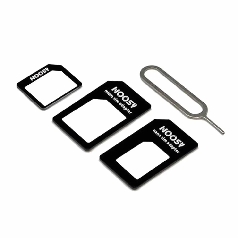 MMOBIEL Uniwersalny obcinacz do kart SIM/Micro Sim/Nano Sim kompatybilny z iPhone Samsung Sony Huawei Motorola itp., w tym 3 adaptery SIM + 1 pin wysuwania karty SIM
