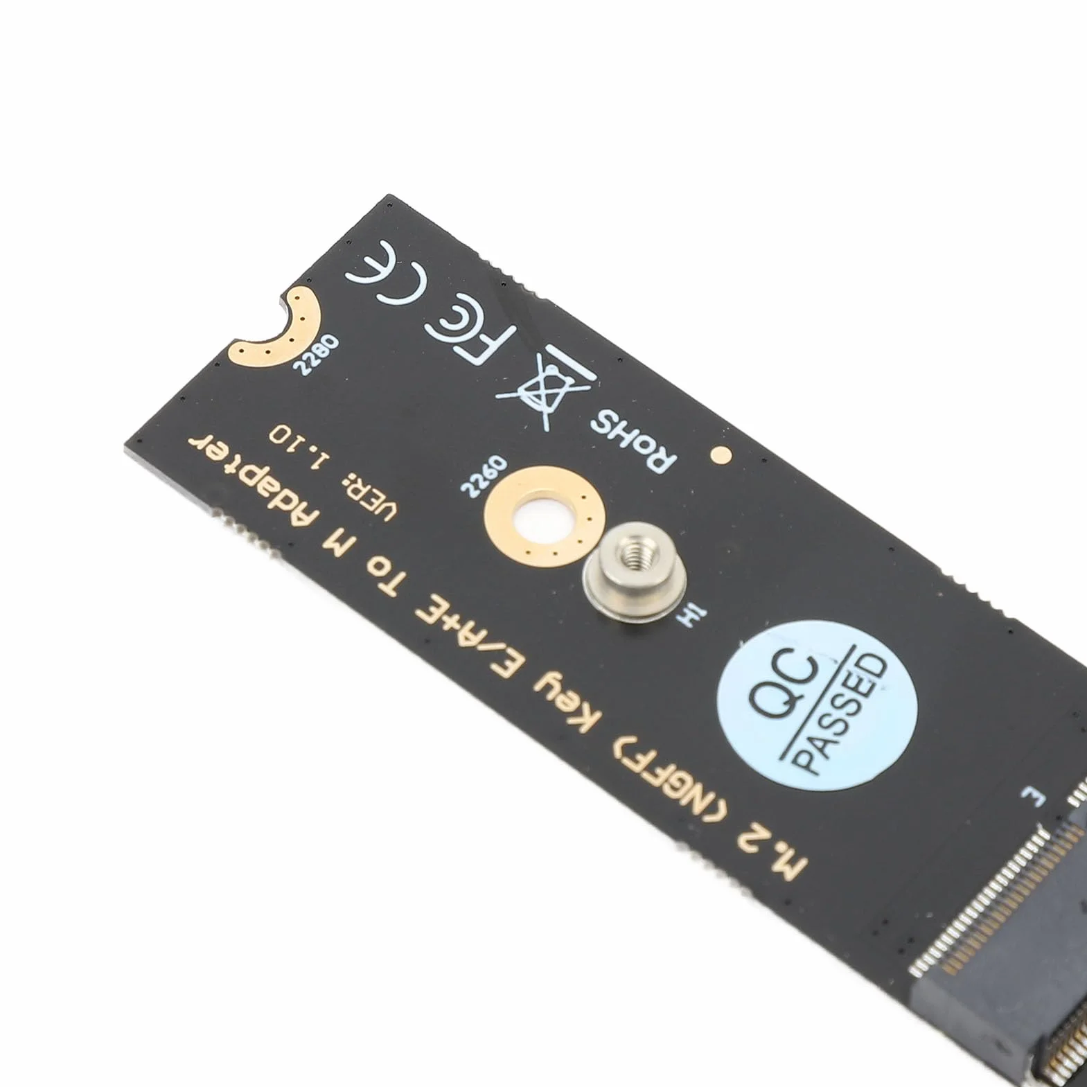 Karta M.2 NGFF A E Key WiFi Bluetooth 4.2 do Adaptera M.2 Key M SSD, Bezprzewodowa Karta WiFi NGFF A/E-Key do Adaptera M.2 NGFF Key-M NVME SSD do AX200/AX201/AX210