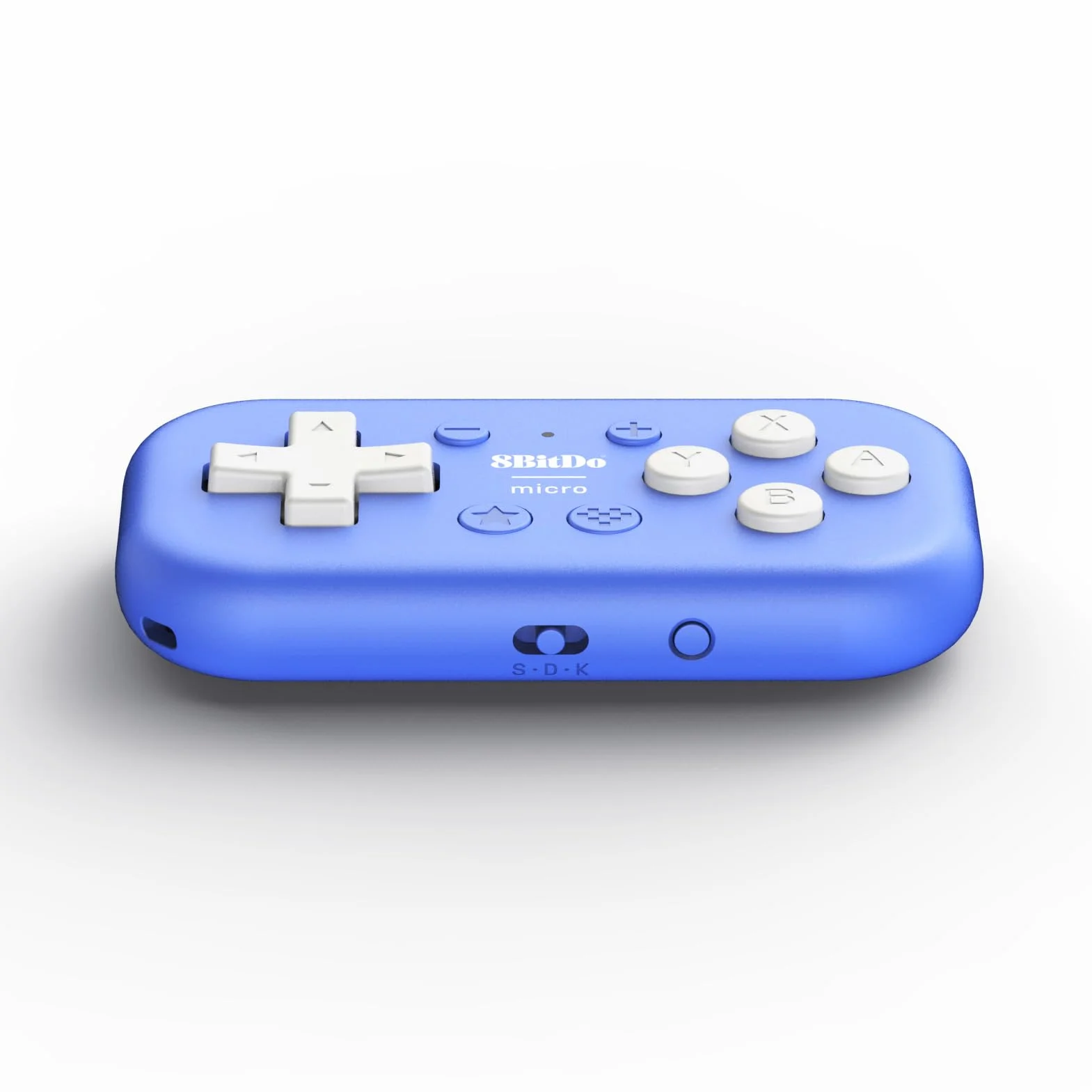 8BitDo Micro Bluetooth Gamepad Mini Controller Switch Android Raspberry Pi Keyboard Mode (Bleu)
