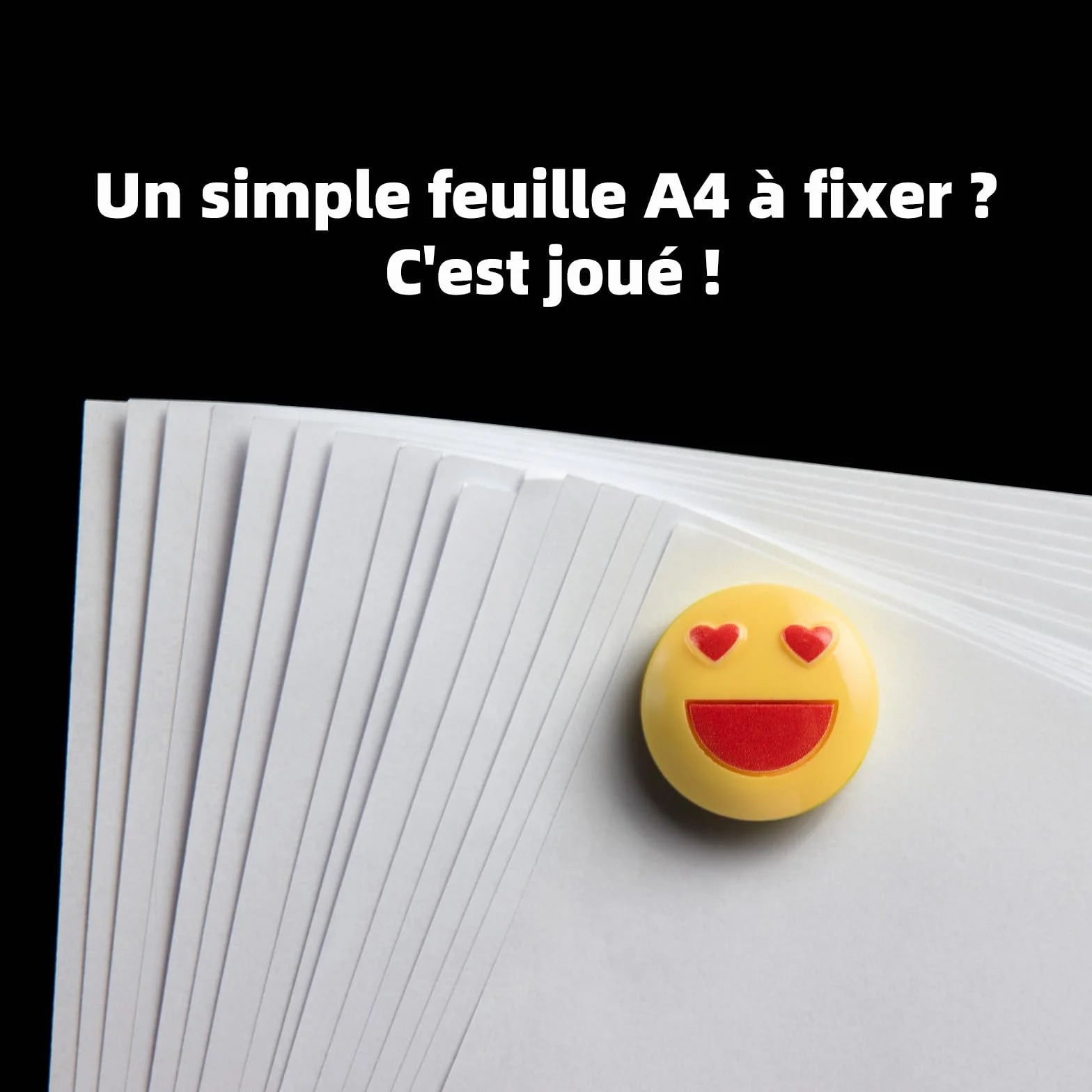 SUNURS 16-9 aimants réfrigérateur émoticônes 3D résine néodyme