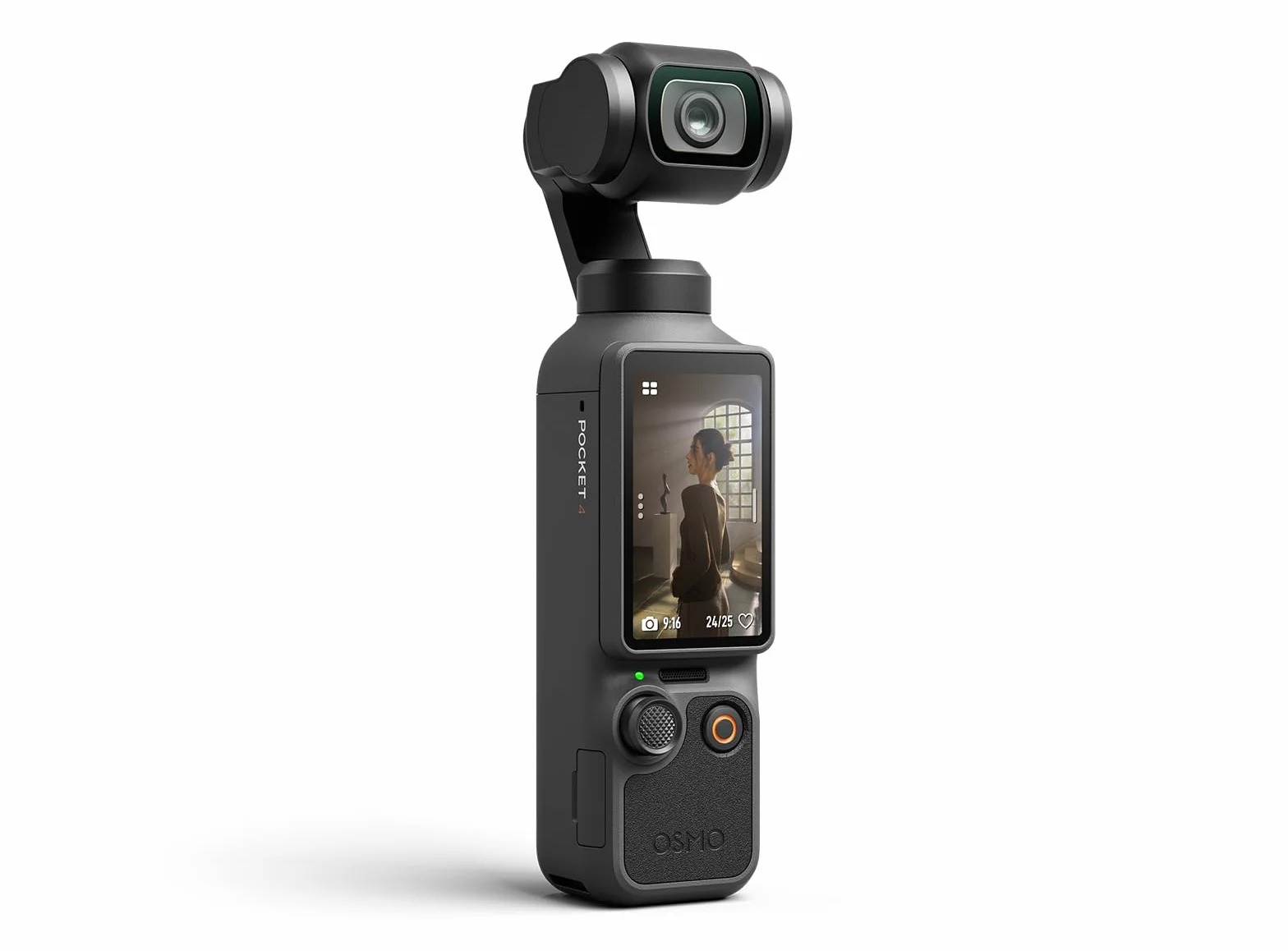DJI Osmo Pocket 4 Creator Combo, kieszonkowa kamera Vlog, 1″ CMOS i 4K/240 kl./s, stabilizacja 3-osiowa, 2 x bezstratny zoom, wbudowana pamięć masowa 107 GB, nadajnik Mic 3, światło wypełniające