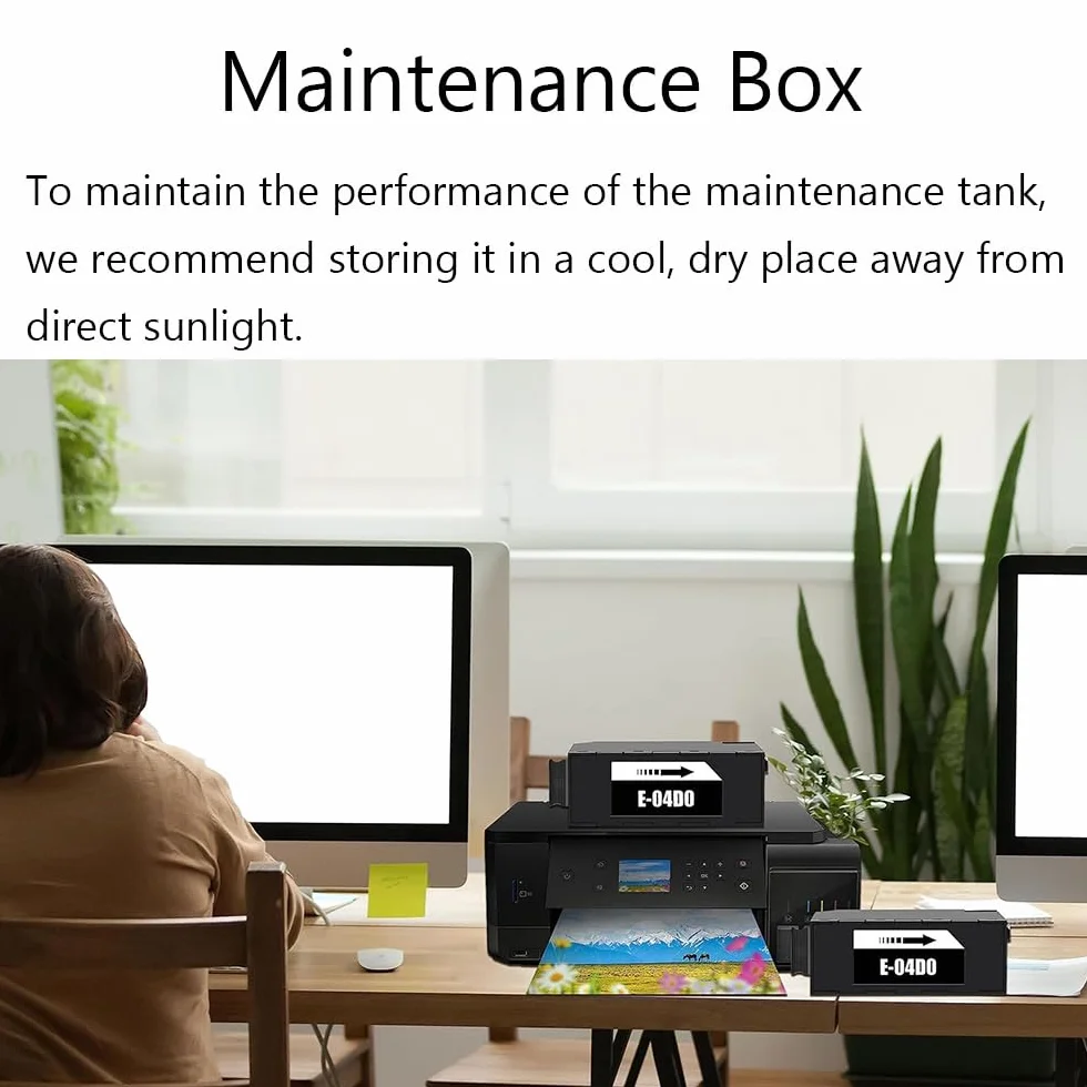 Boîte de maintenance d'encre E-04D0 compatible Epson EWMB1/T04D0 pour ET-7700 ET-7750