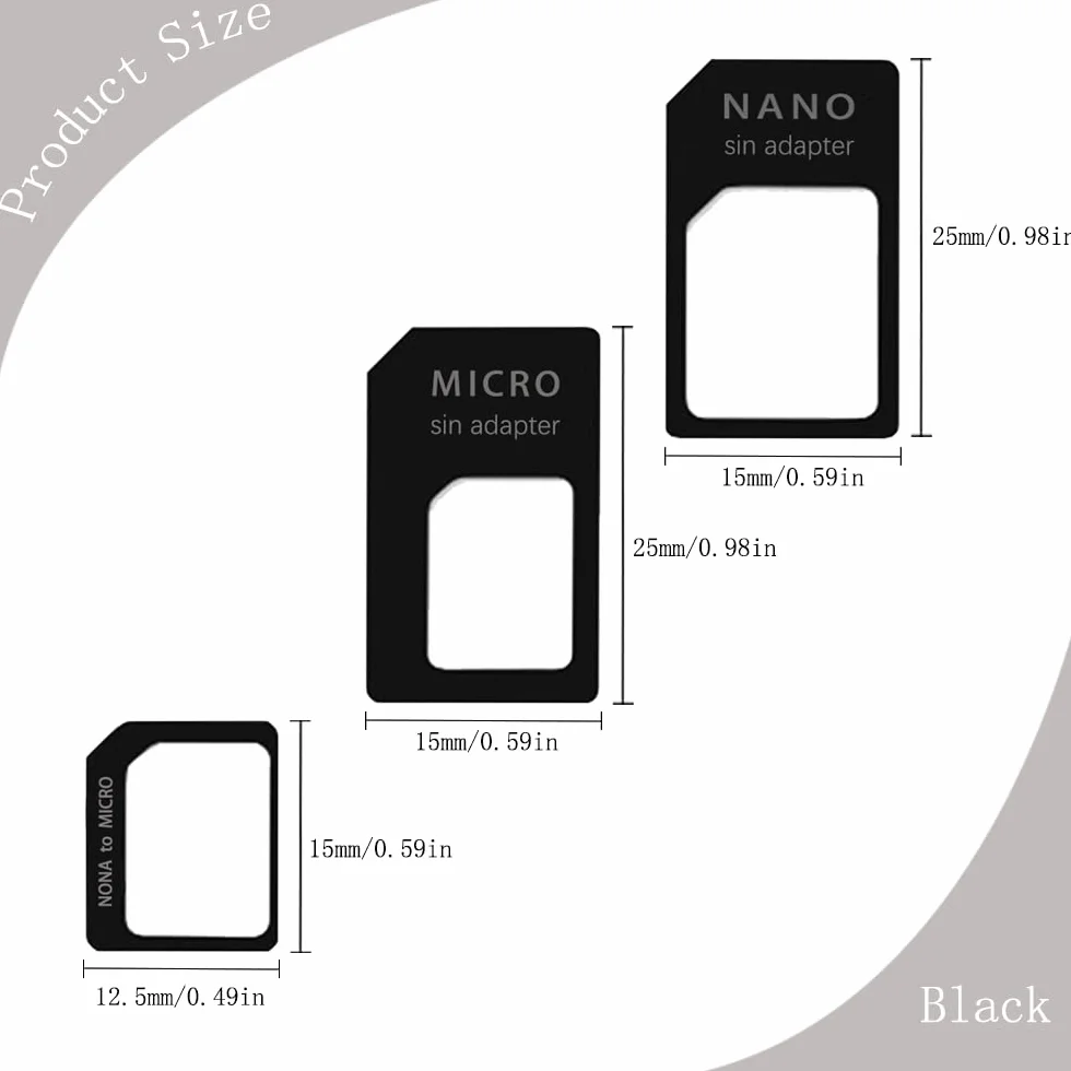 4 w 1 adapter kart SIM Nano, zestaw 5 adapterów kart SIM Nano, Micro do Regular z ekstraktorem SIM, do smartfona