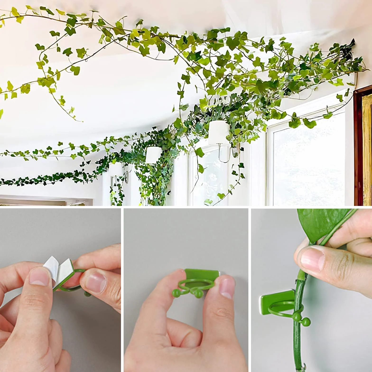 Noa Home Deco Lierre Artificiel 12 Pièces Plante Artificielle Exterieur Interieur Fausse Plante Tombante Décoration