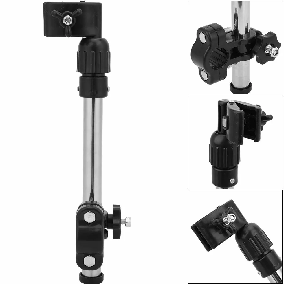 Fabater Porte-Parapluie Poussette Réglable 360° Support Parapluie Vélo Acier Inoxydable