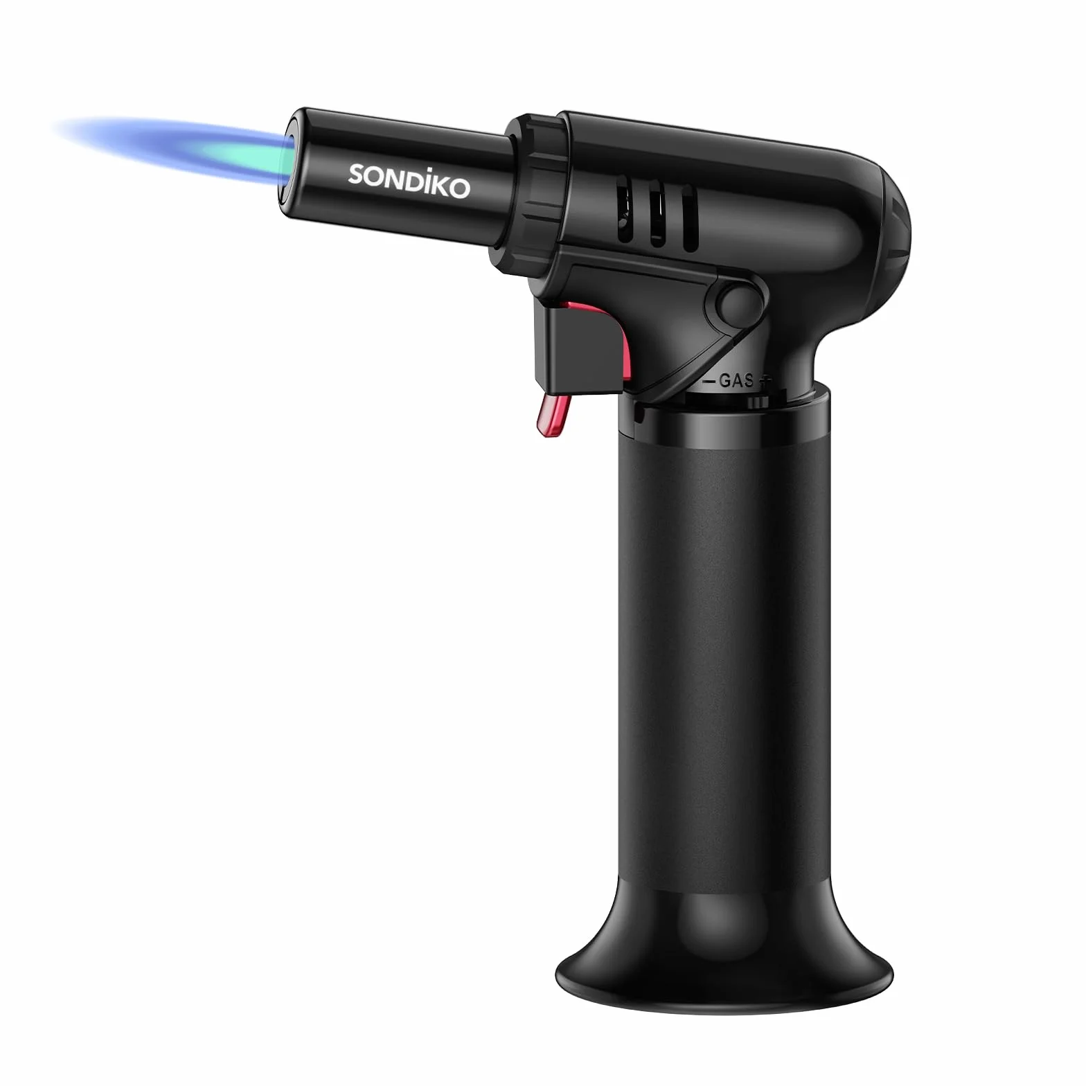 Sondiko S907 Chalumeau de Cuisine Rechargeable avec Verrouillage de Sécurité et Flamme Réglable