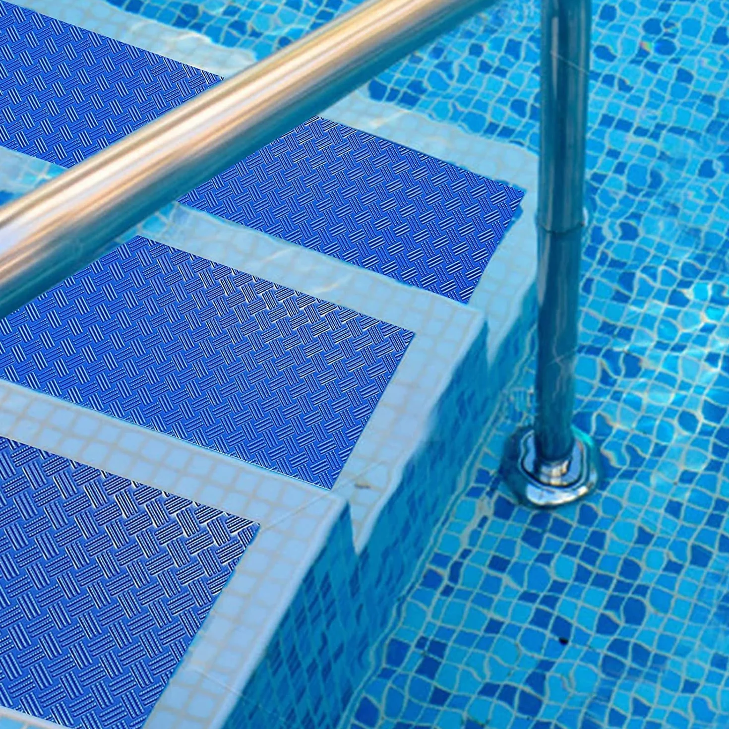 Tapis Échelle Piscine 90x40cm Antidérapant Protecteur Escalier