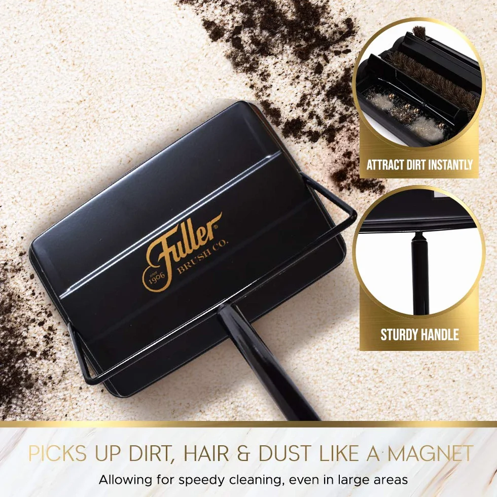 Fuller Brush 17032 Balai électrostatique pour Tapis et sols – Chemin de Nettoyage – 22,9 cm – Léger – Idéal pour Les saletés salissantes – Fonctionne sur Les Tapis et Les sols durs – Violet