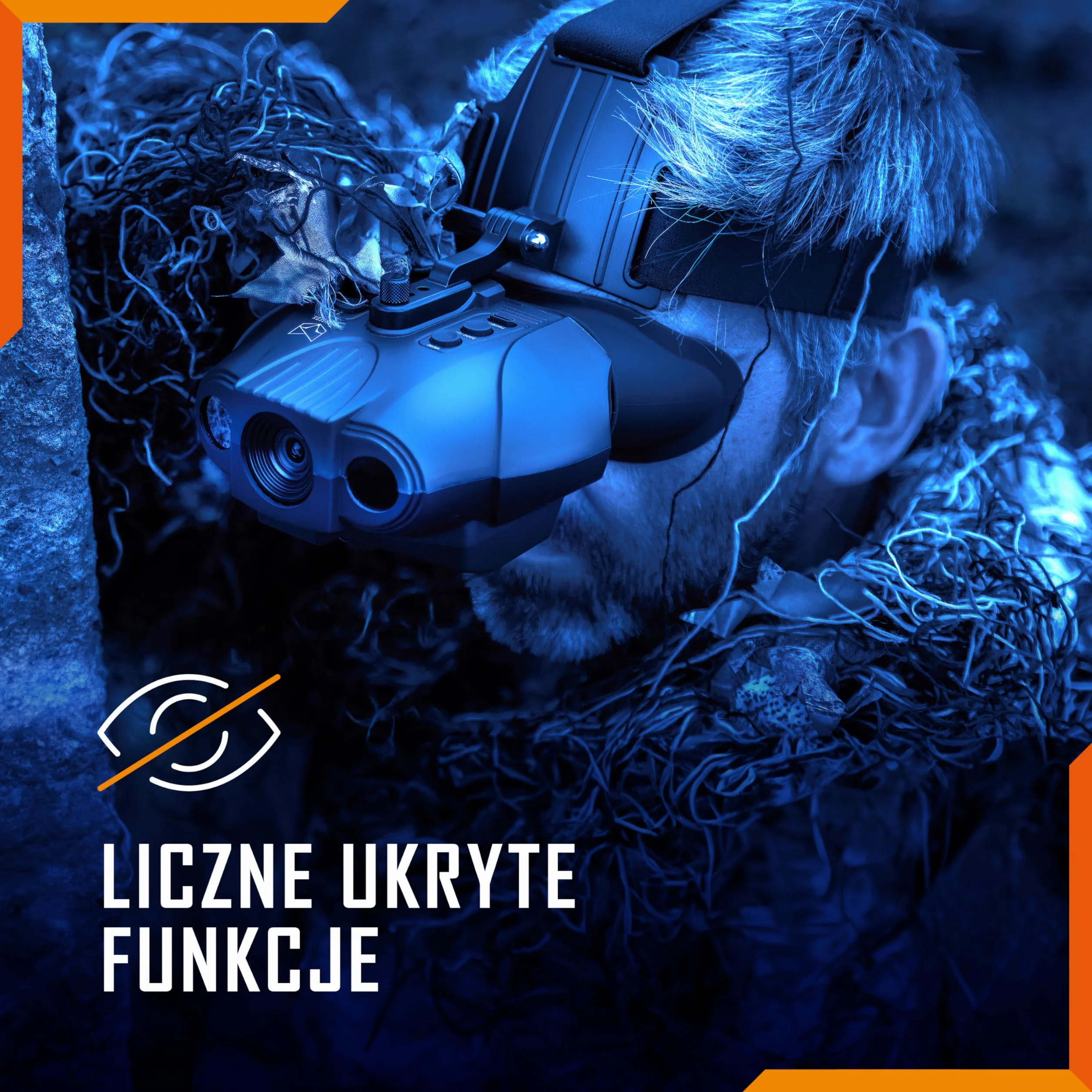 Nightfox Swift 2 Pro Gogle noktowizyjne | Mocowane na głowie | Powiększenie 1x | HD 1080P | Ładowanie przez USB | Cyfrowe lornetki noktowizyjne na podczerwień
