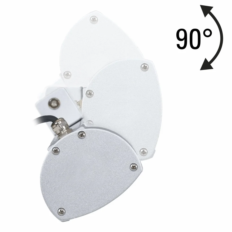 TROTEC Radiant infrarouge électrique IR 2050 Parasol Chauffage électrique Infrarouge Radiateur Radiant Halogene mural pour Terrasse de Jardin Exterieur, Table à langer ou Salle de Bain, 2000 W