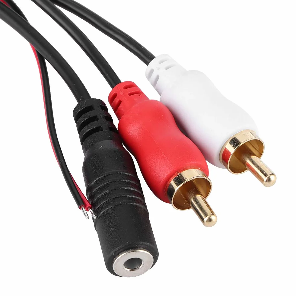 Moduł Bluetooth AUX, moduł Bluetooth AUX 2 RCA adapter kablowy z mikrofonem głośnomówiącym do Alpine