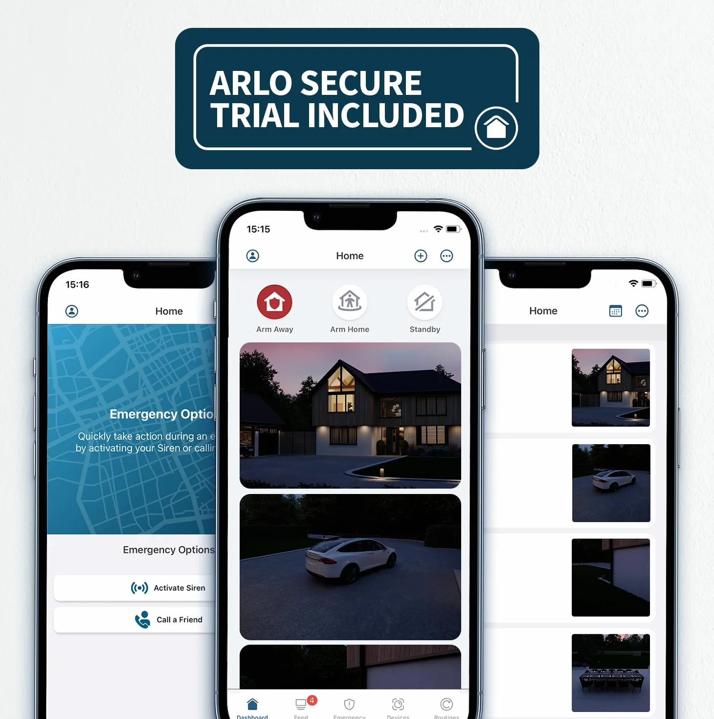 Arlo Go v2 kamera monitorująca, bezprzewodowa, mobilna, HD, LTE, odporna na warunki pogodowe, tryb nocny, dwukierunkowe audio, czujnik ruchu, akumulator, 90-dniowa wersja testowa Arlo Secure, biała,