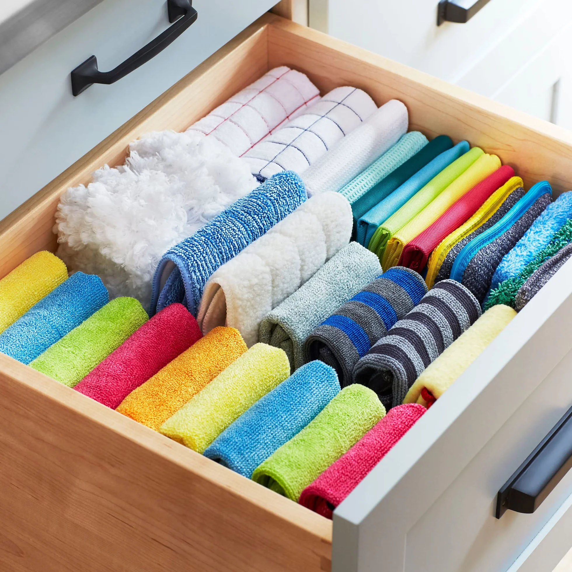 E-Cloth Chiffon de nettoyage multi-usage, Microfibre, Bleu, Pack de 10