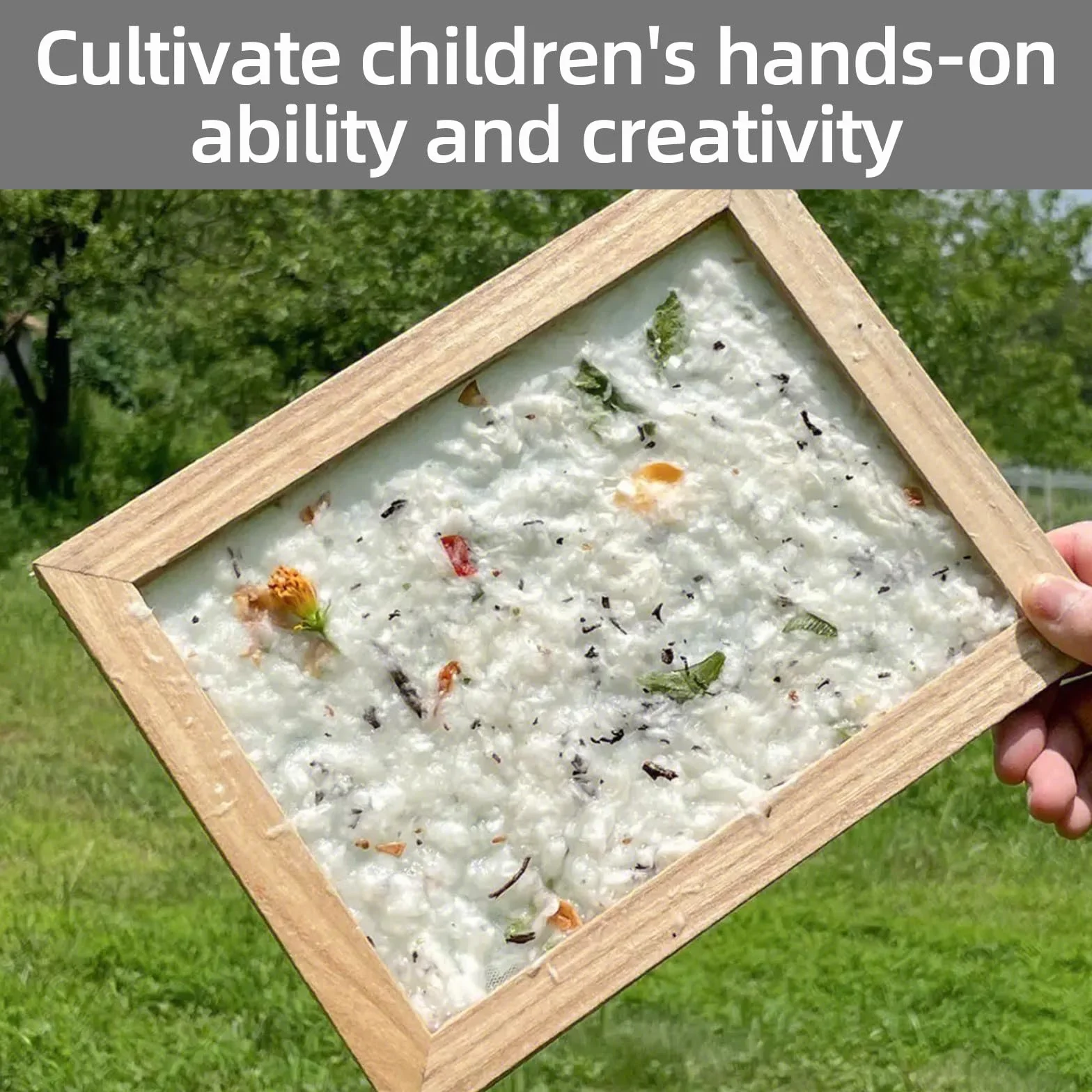 ifundom Pâte à Papier Artisanale 100 G en Bois de Mûrier pour Bricolage Créatif
