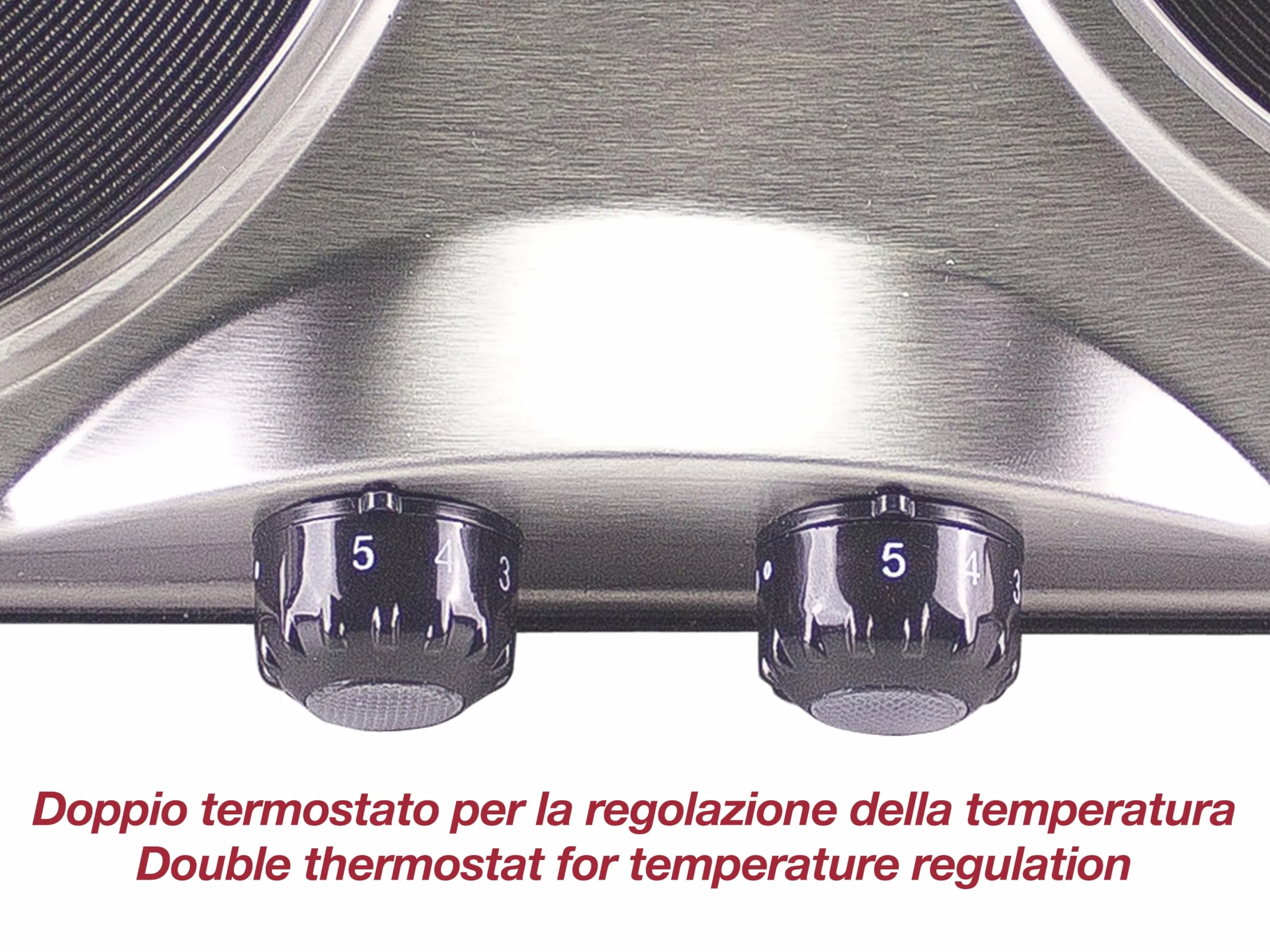 BEPER 90.825 Double Plaque de Cuisson Electrique, Argent, 1000 W