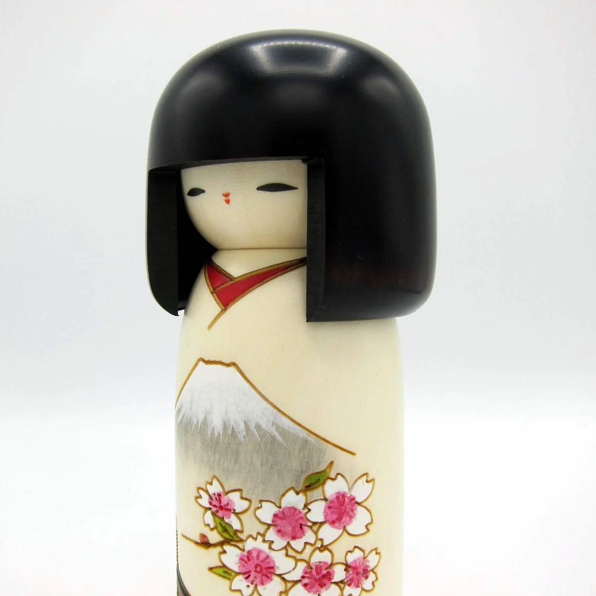 Usaburo Sosaku Kokeshi Doll Fujiyama fabriqué au Japon