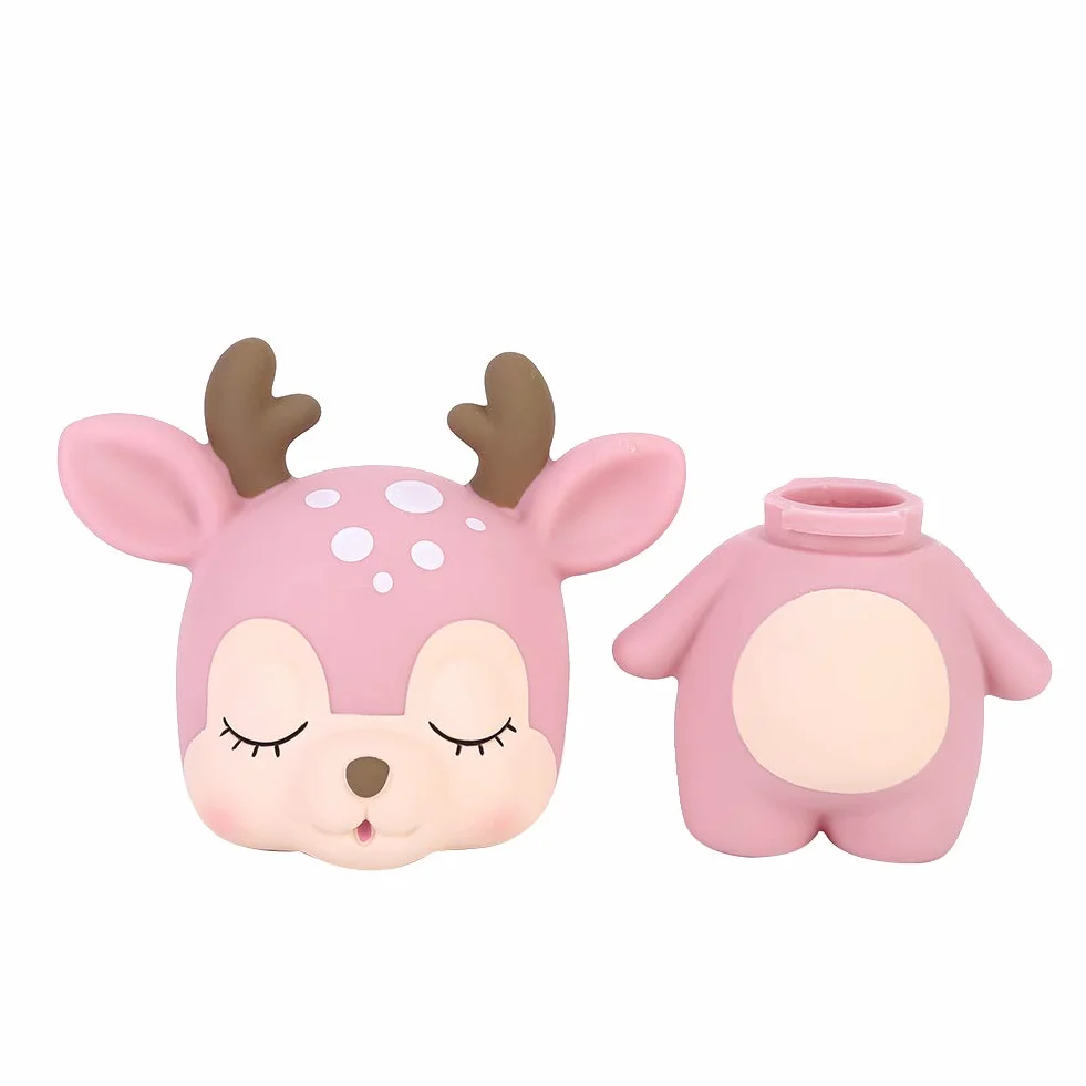 Tirelire Cerf Rose Plastique Décoration Chambre Filles Enfants