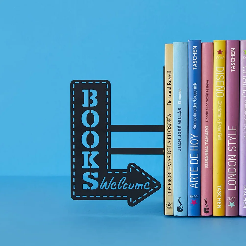 Balvi Serre-Livres en métal Bookshop