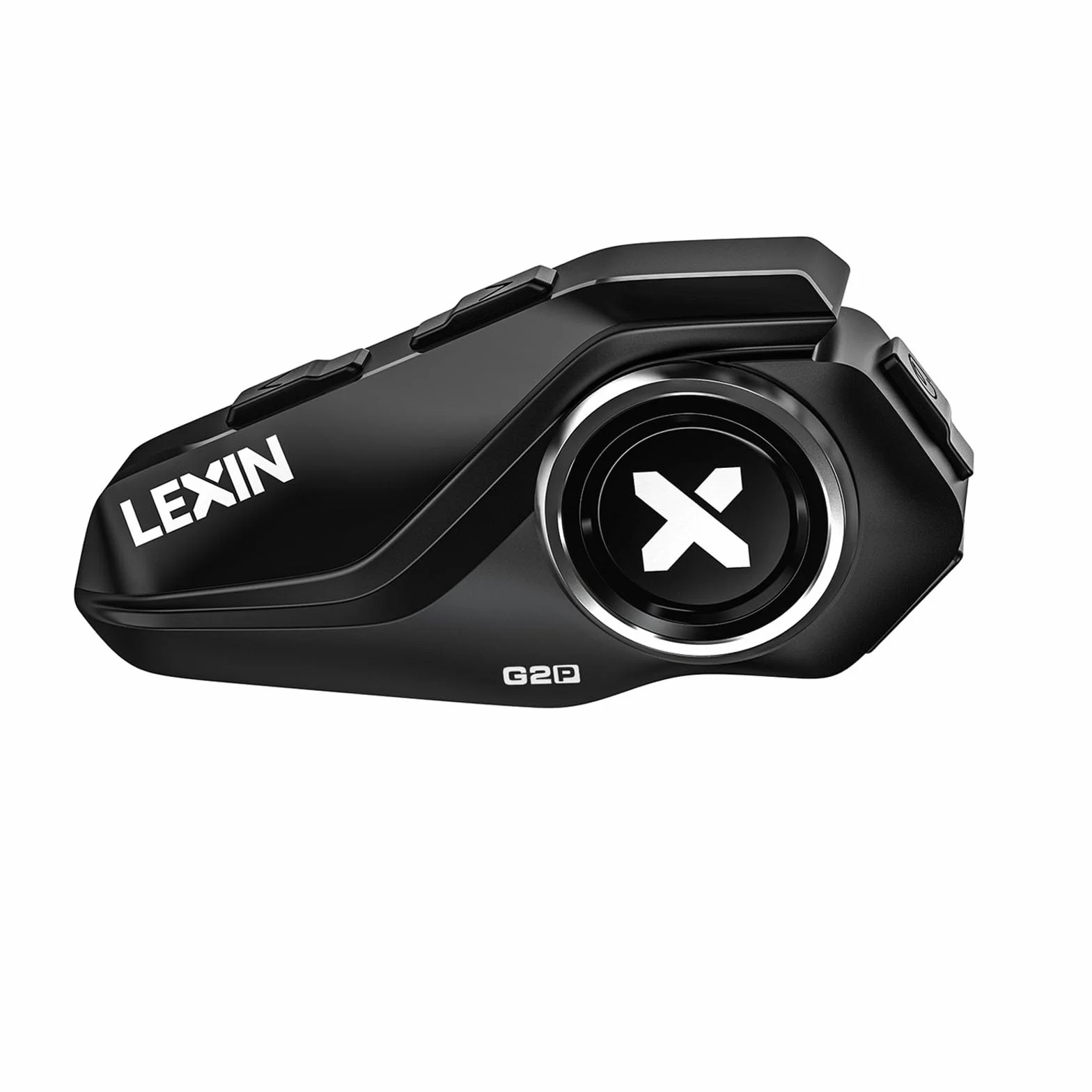 LEXIN G2P Motocyklowe Zestawy Słuchawkowe Bluetooth, 2-6 osób Motocyklowy System Komunikacji Bluetooth Domofon,Waterproof, FM Radio, Pojedyncze opakowanie