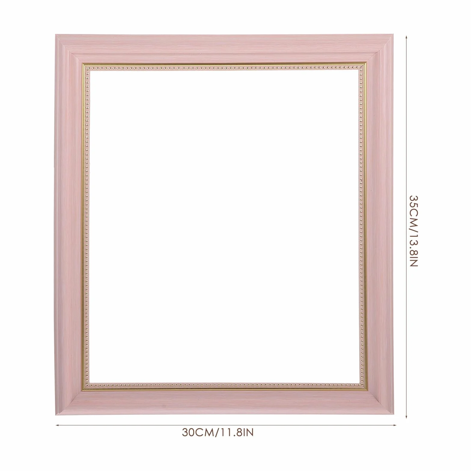Cadre Photo en Bois pour Peinture à L'huile, Bord Poli et Lisse, Design Naturel