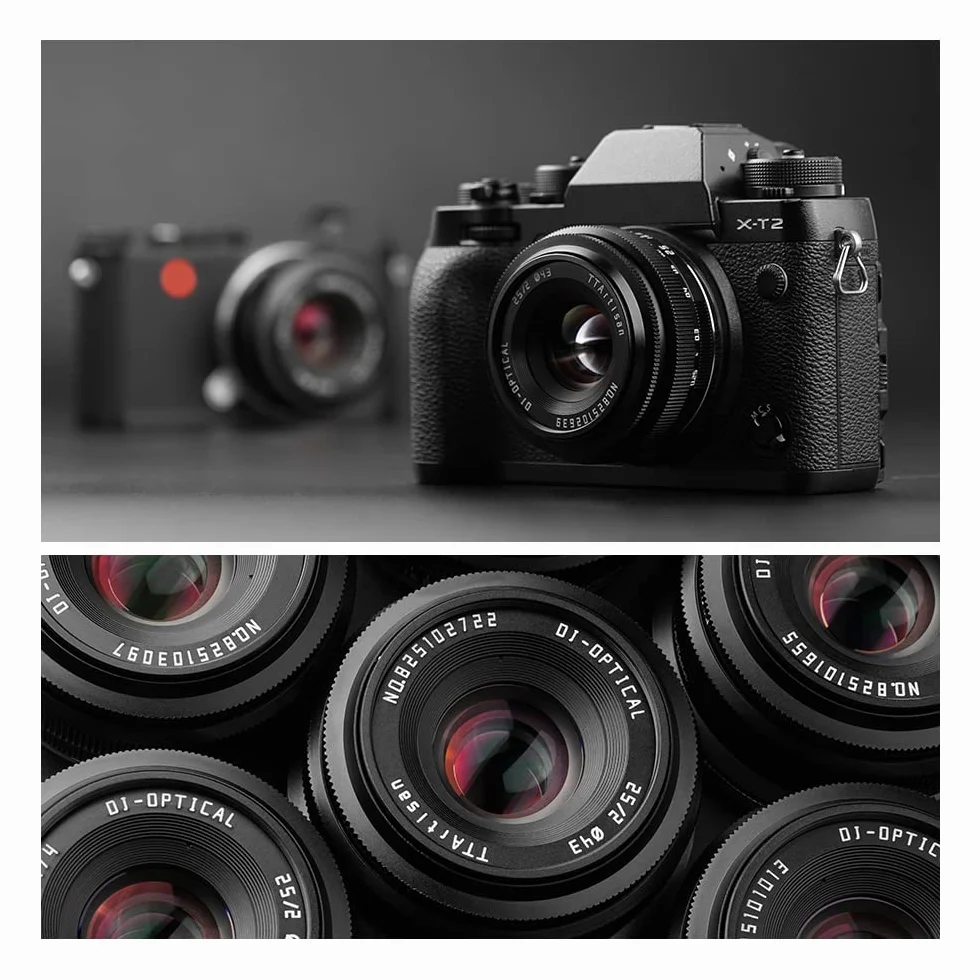 TTArtisan 25 mm F2.0 APS-C ręczny obiektyw aparatu przenośny ekonomiczny obiektyw portret ludzkość ulica martwa natura obiektyw do montażu M43