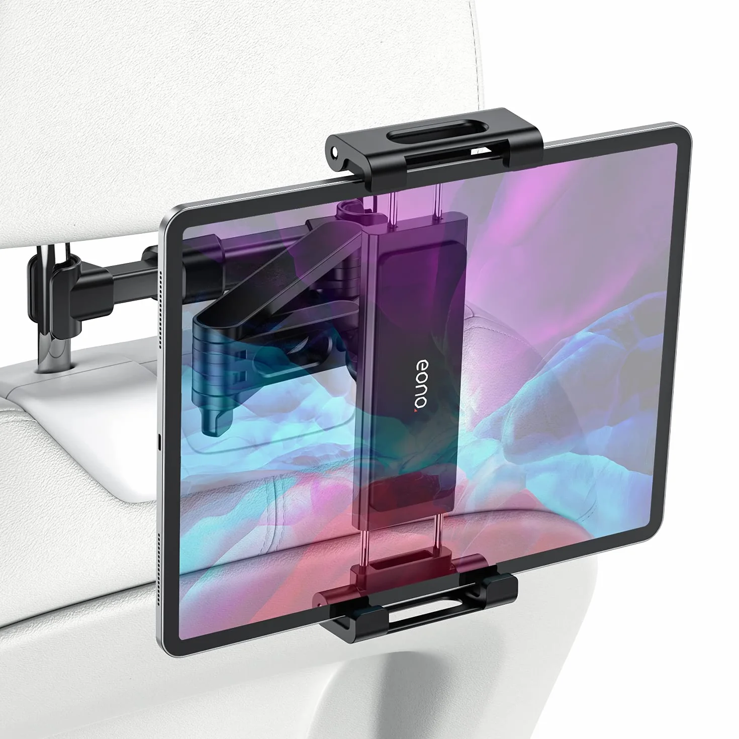 Eono Uchwyt na tablet samochodowy, uchwyt samochodowy zagłówek uchwyt na tablet komórkowy z obsługą 360 obrót dla iPada 4,4-13 cali, iPhone, Galaxy Tab, Huawei Mediapad, Switch