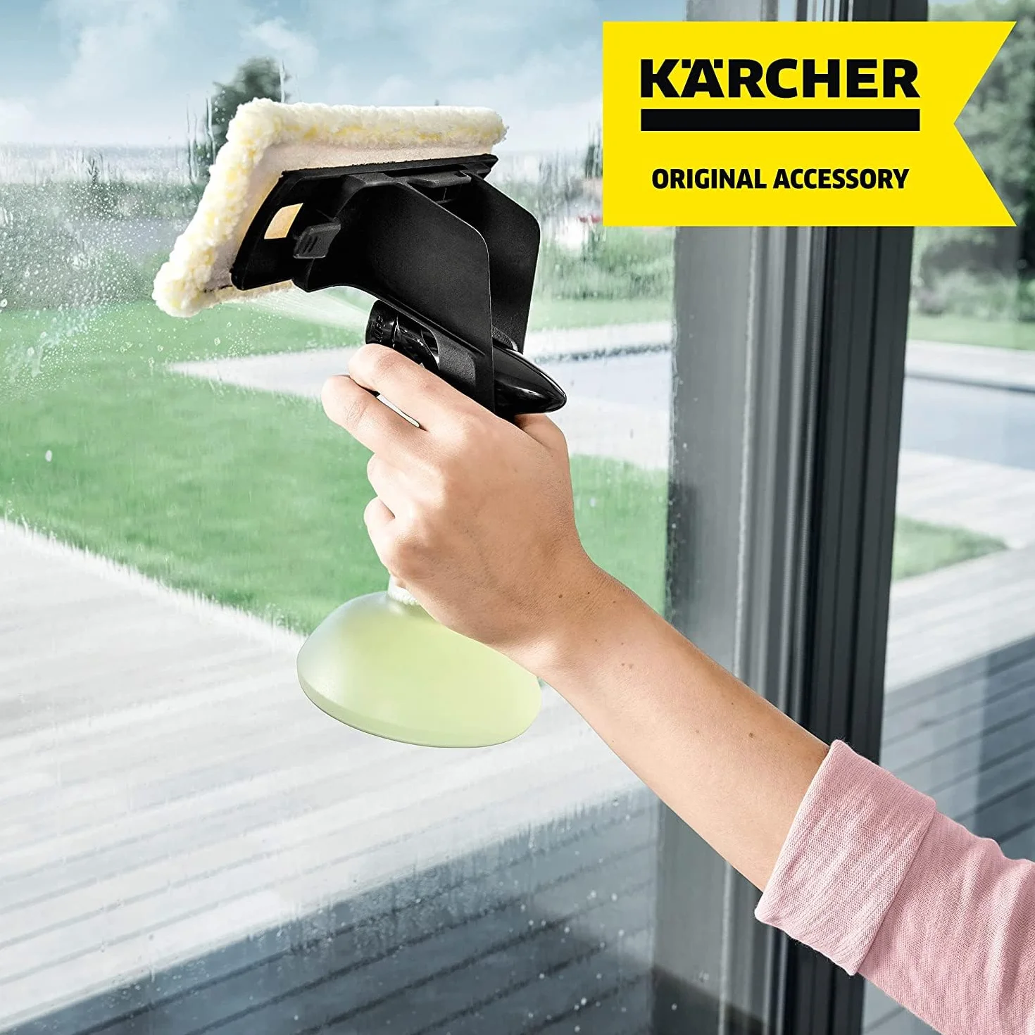 Kärcher WV Housse de Vadrouille en Microfibre 2 Pièces pour Vaporisateurs WV