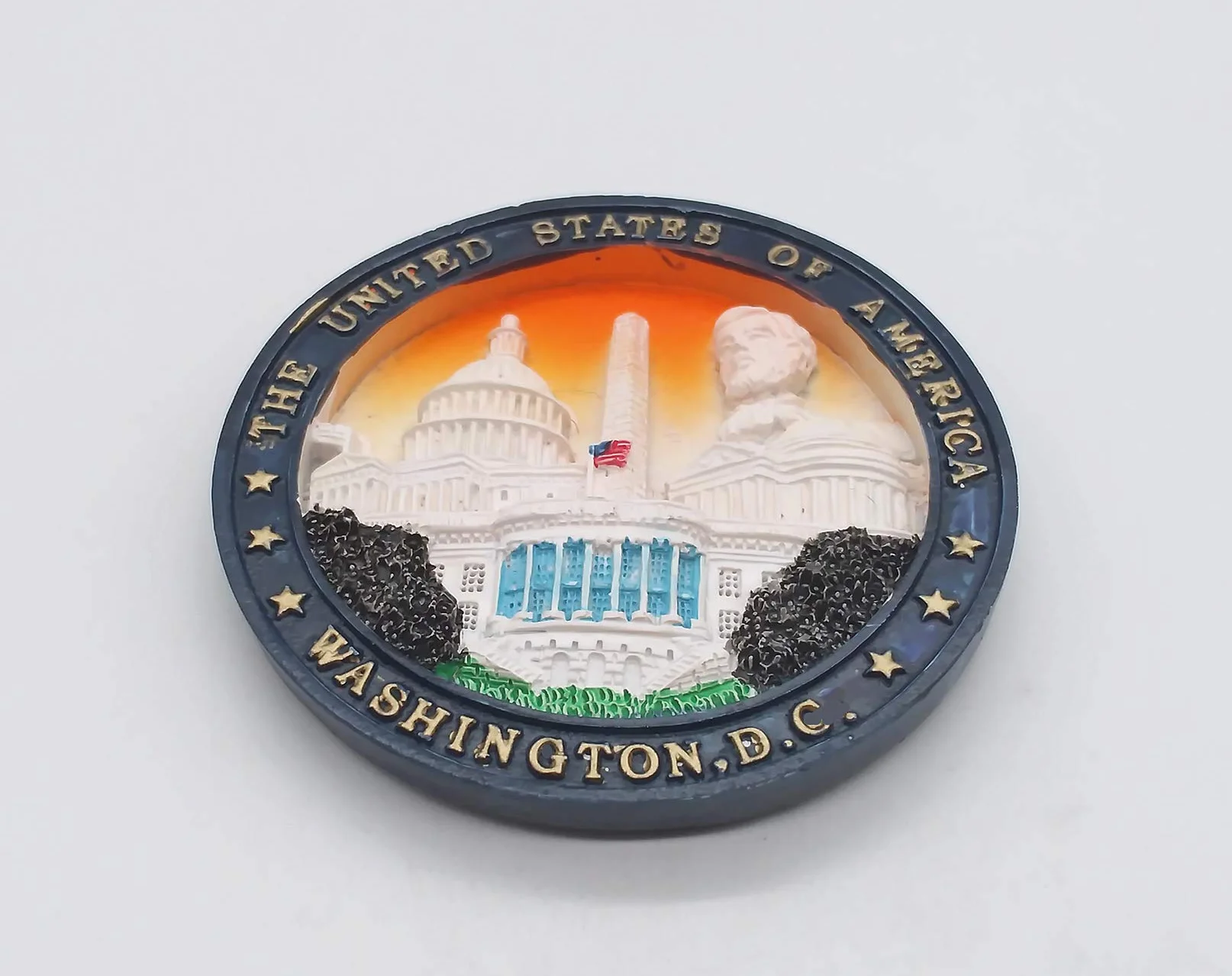 Aimant de décoration 3D Washington Capitale des États-Unis d'Amérique