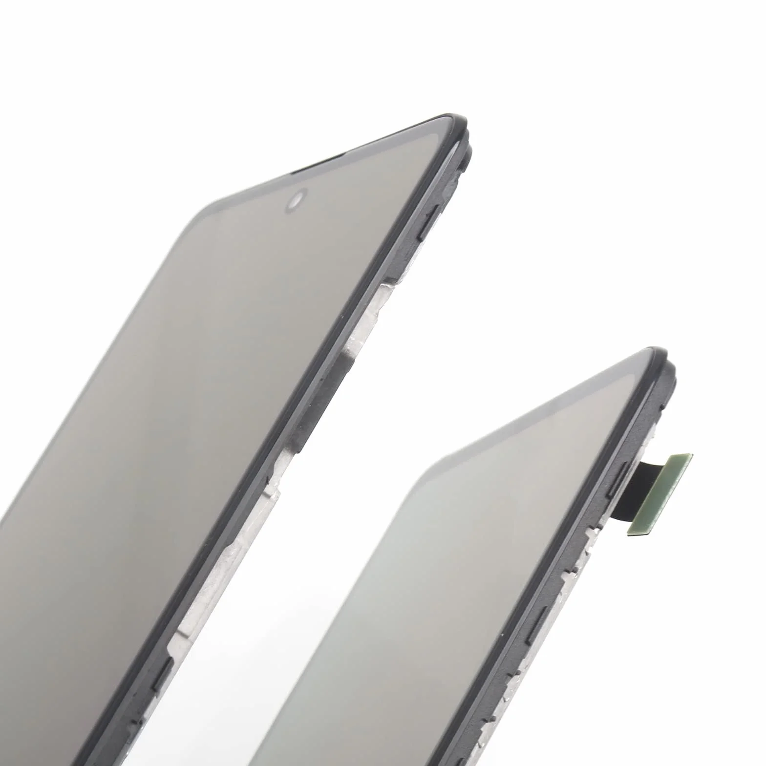 6,5" czarny ekran AMOLED z ramką do Samsung Galaxy A51 4G SM-A515F Pełny ekran dotykowy LCD Wymiana wyświetlacza z folią ochronną na ekran i narzędziami (obsługa odcisku palca)