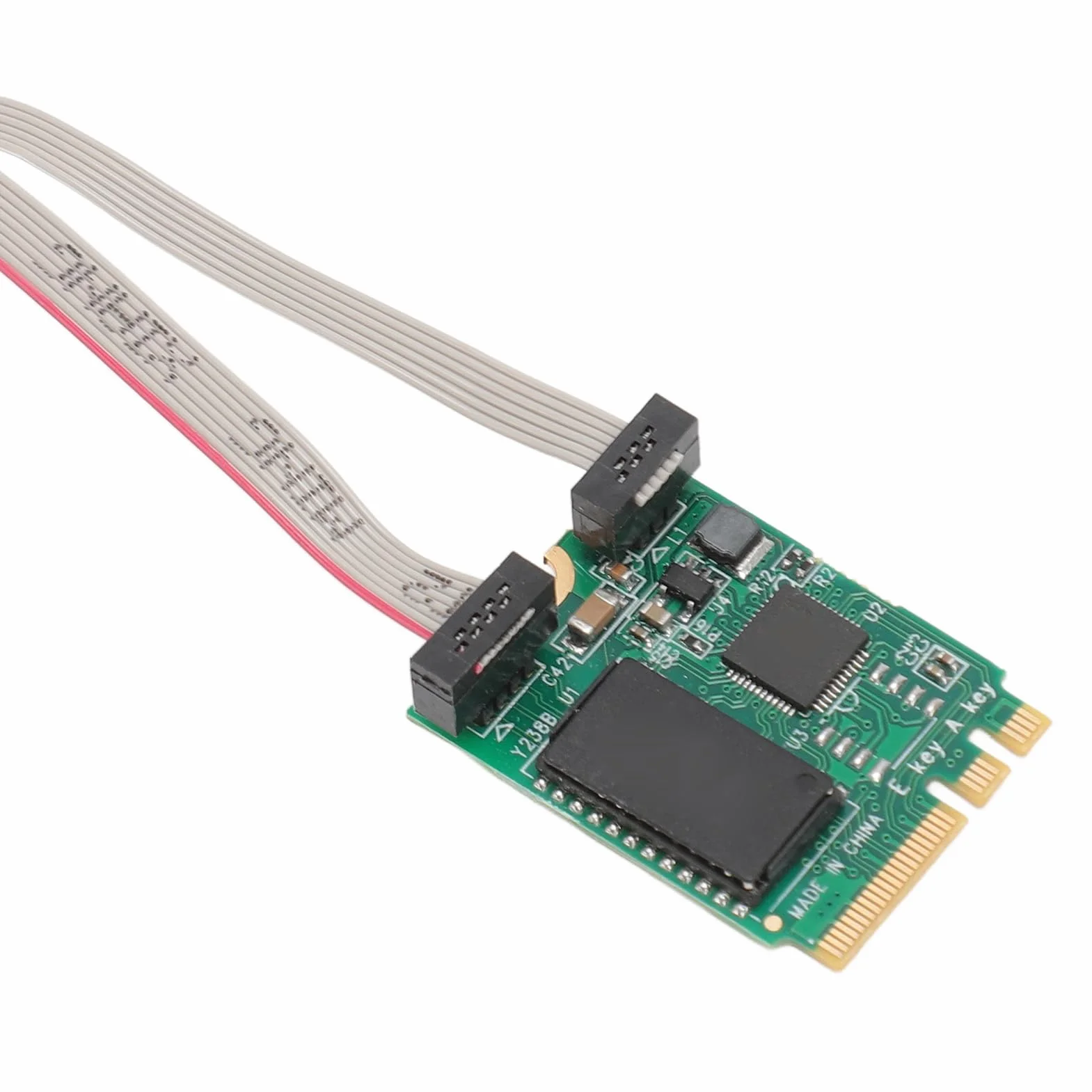 Adapter Ethernet M.2 A E Key 2.5G, Karta Sieciowa RJ45 Gigabit Ethernet RTL8125B, dla Systemu 7/8/8.1/10, Serwer 2008/2012/2016, dla Systemu Linux
