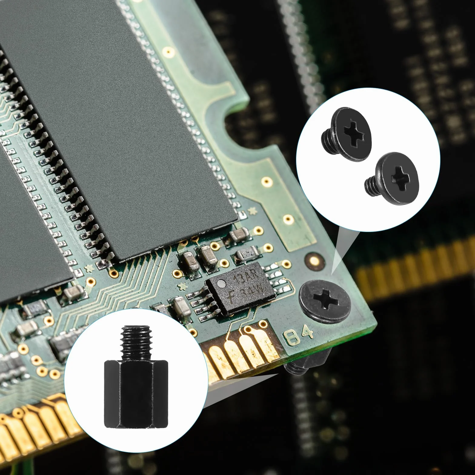 40 szt. śruby M.2 PC zestaw śrub M2 śruby SSD do laptopa płyty główne