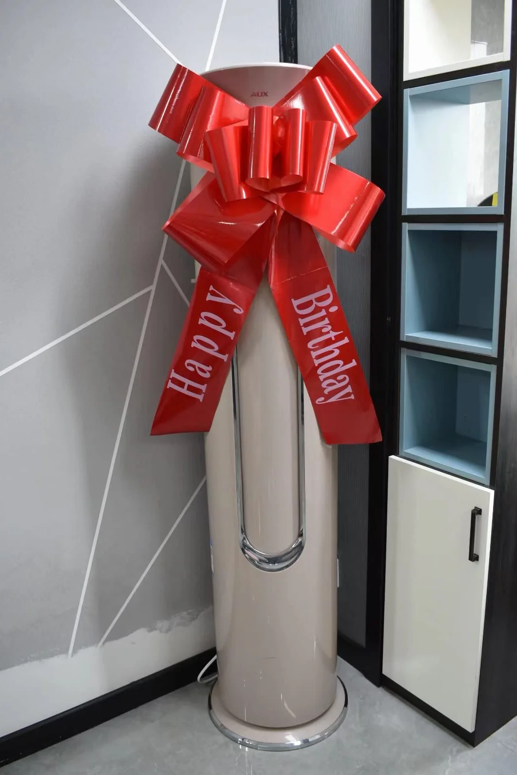 Grand nœud Rouge géant 58 cm pour Anniversaire Voiture Cadeau XL avec Rubans 185 cm