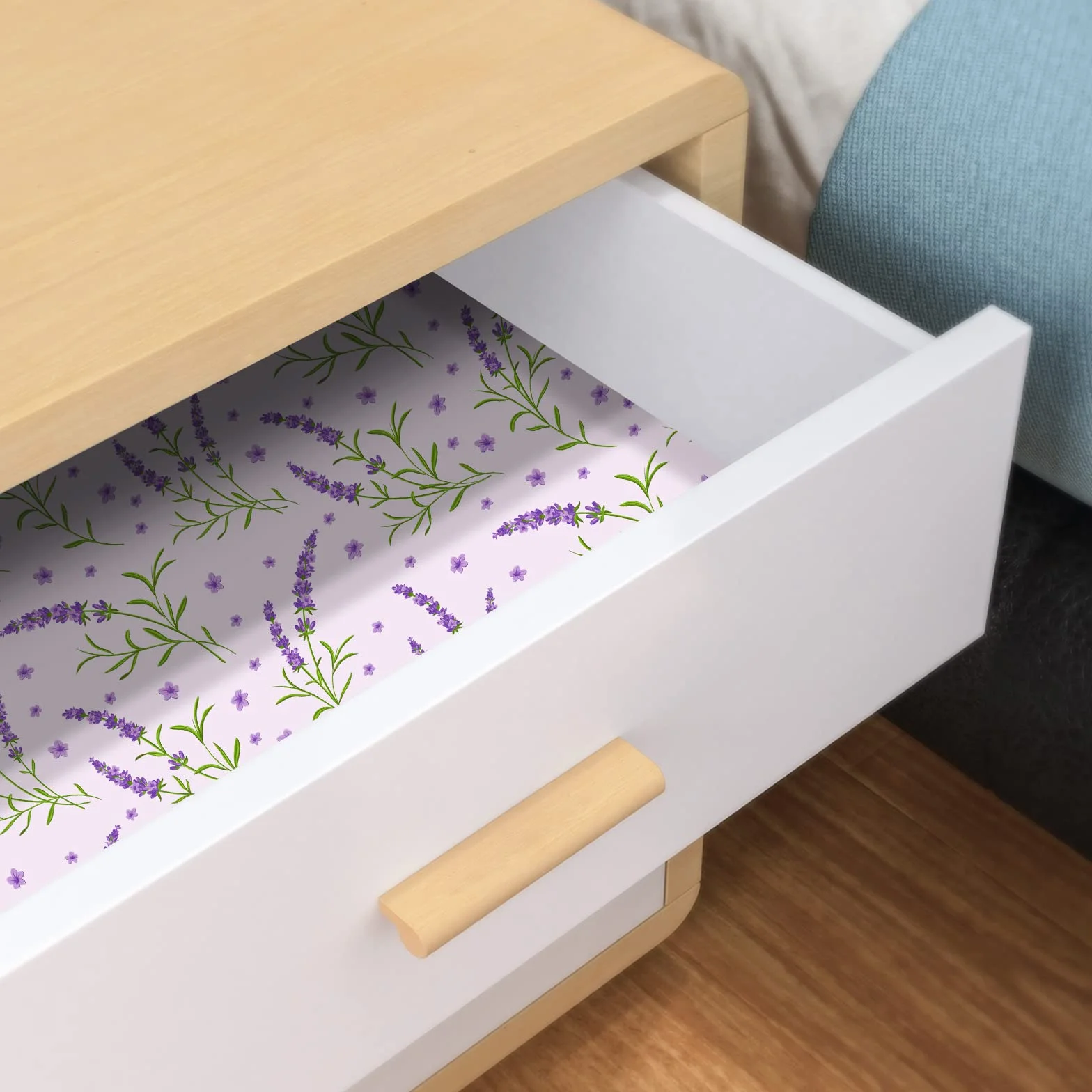 SCENTORINI Papiers Parfumés Tapis de Fond Lavande 36.5 x 50 cm 6 Feuilles