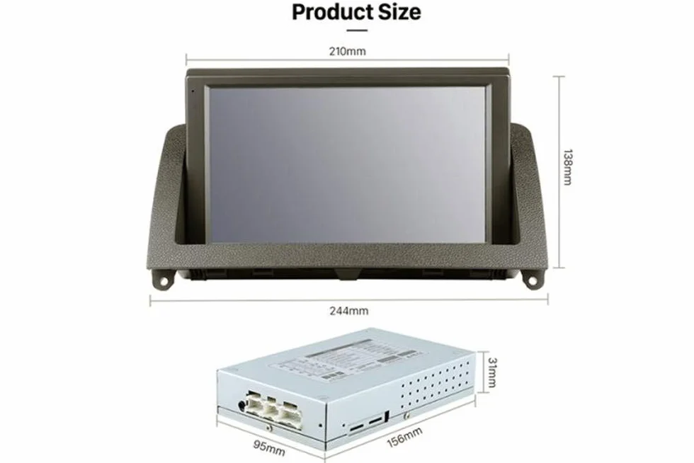 Android 13.0 Octa 8-rdzeniowy 1.6GHZ Radio samochodowe DVD Player dla C-W204 2007-2011 z nawigacją GPS BT FM AM Stereo WiFi Zachowaj oryginalne radio CD