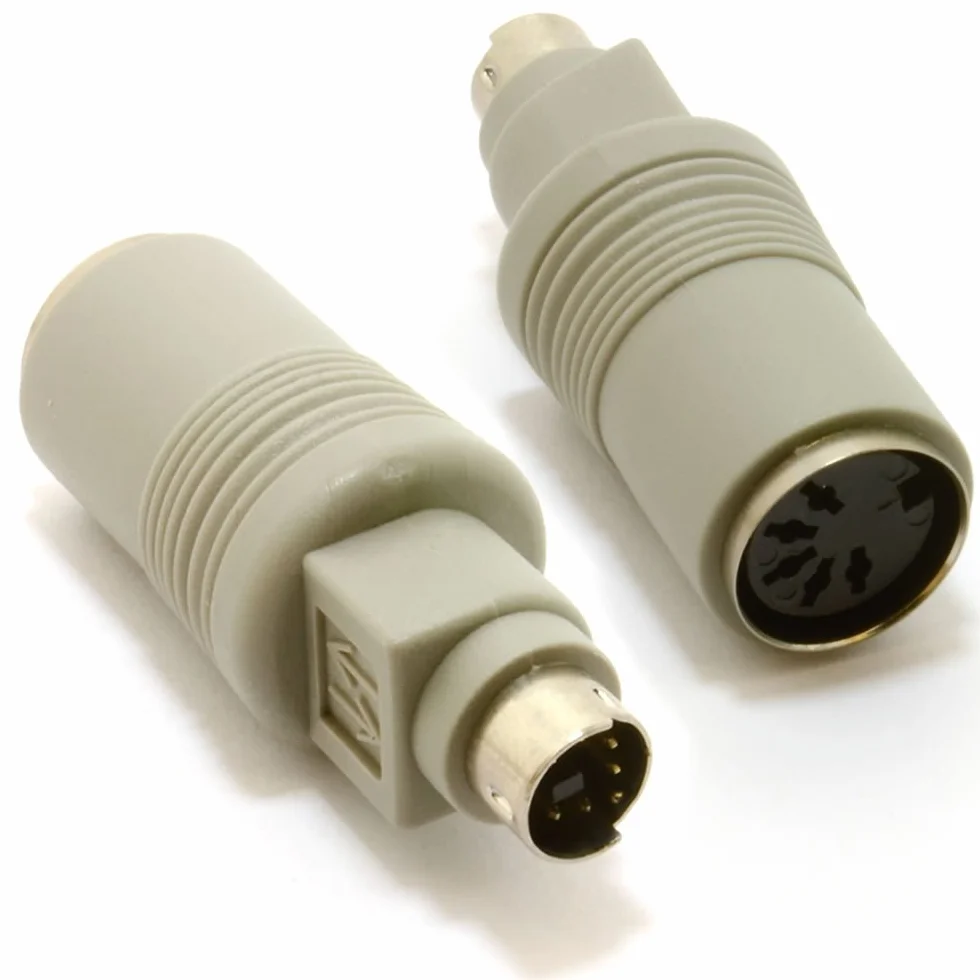 kenable AT Clavier Vers PS/2 adaptateur 5 Broches DIN Femelle Vers 6 Broches Mâle