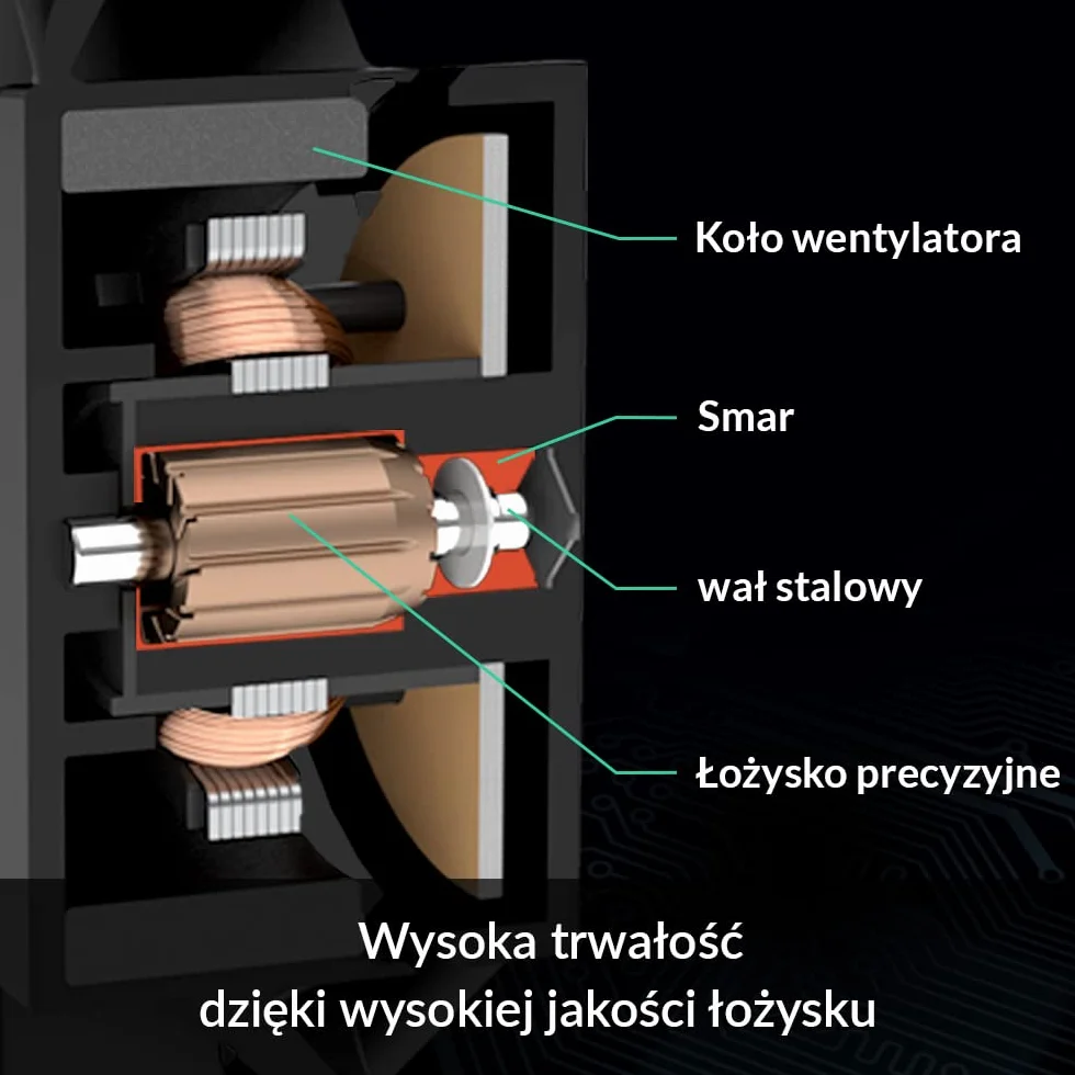 ARCTIC P8 Silent – 80 mm wyjątkowo cichy wentylator, zoptymalizowany pod kątem ciśnienia statycznego, niemal bezgłośny silnik wentylatora, wentylator obudowy, PC, 1600 rpm - Czarny
