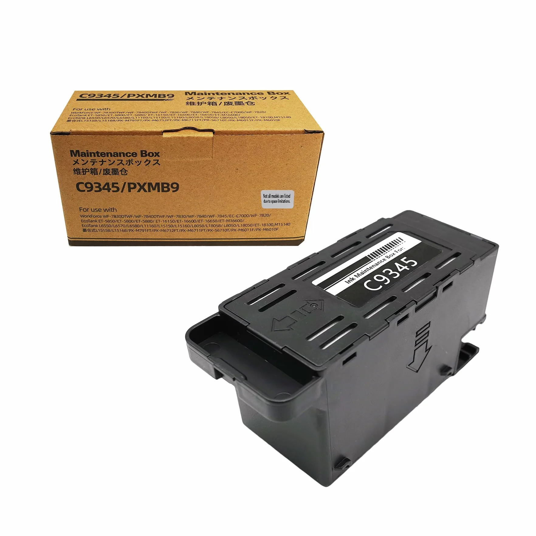 Boîte de Maintenance C9345 C12C934591 pour Epson ET-8500 ET-5800 ET-5850 ET-8550 ET-16680 ET-5880 ET-16600 ET-M16680 ET-16650 L8180 L6550 1-Pack