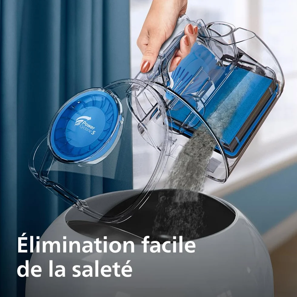 Philips PowerPro Compact Série 3000 Aspirateur sans Sac 900 W HEPA Brosse TriActive