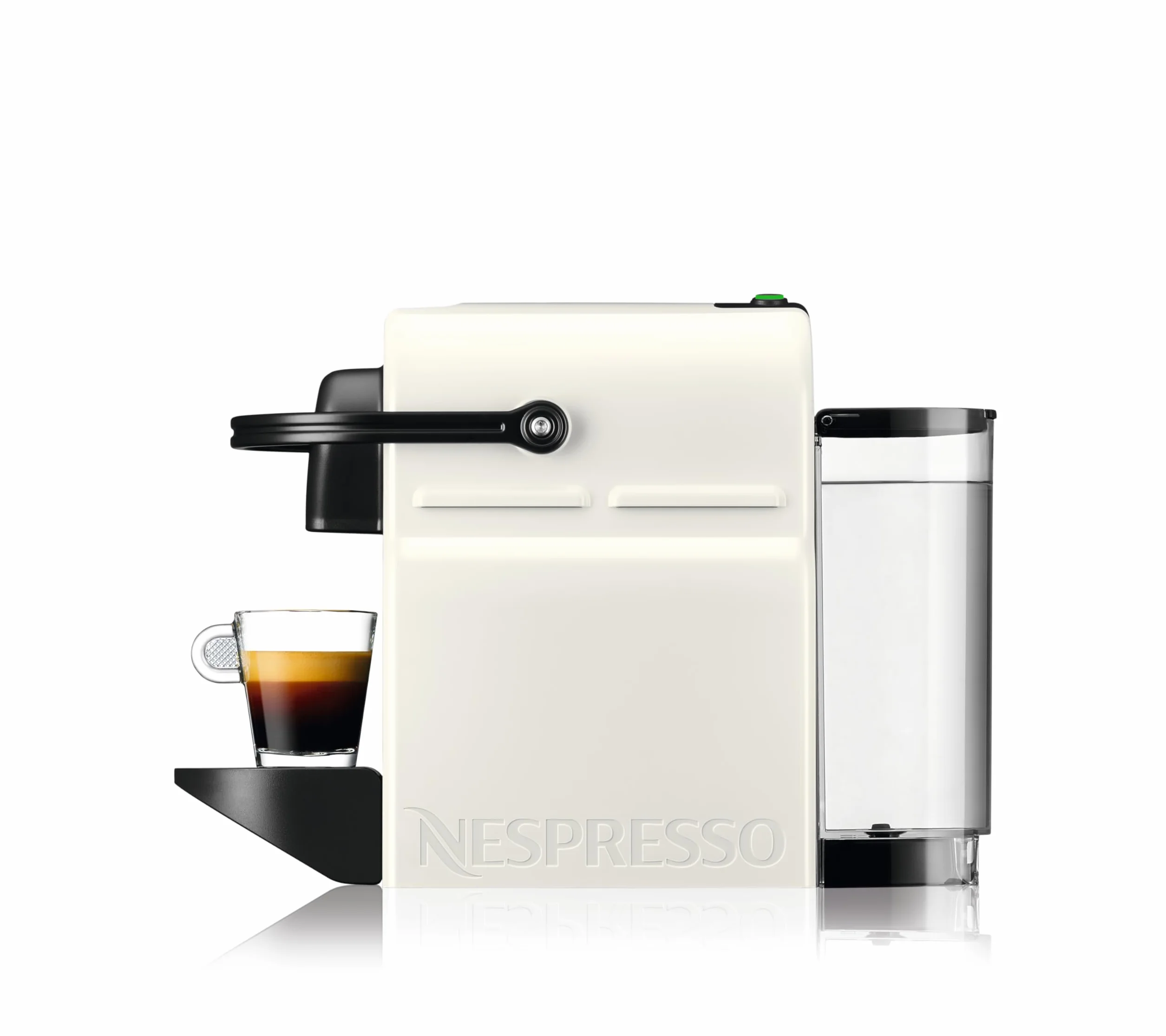 Nespresso Krups Inissia Blanche Machine à Café 19 Bars Design Compact Arrêt Automatique