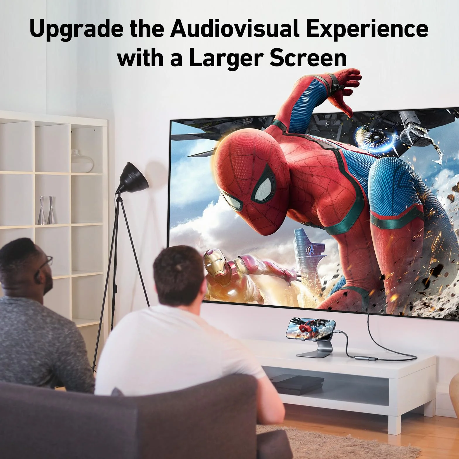 Adapter uni USB C do HDMI 4K@60Hz Adapter Thunderbolt 3-HDMI Kompatybilny z MacBookiem Pro, MacBookiem Air, iPad Pro, Surface Pro, Galaxy, Dell itp. – Szary