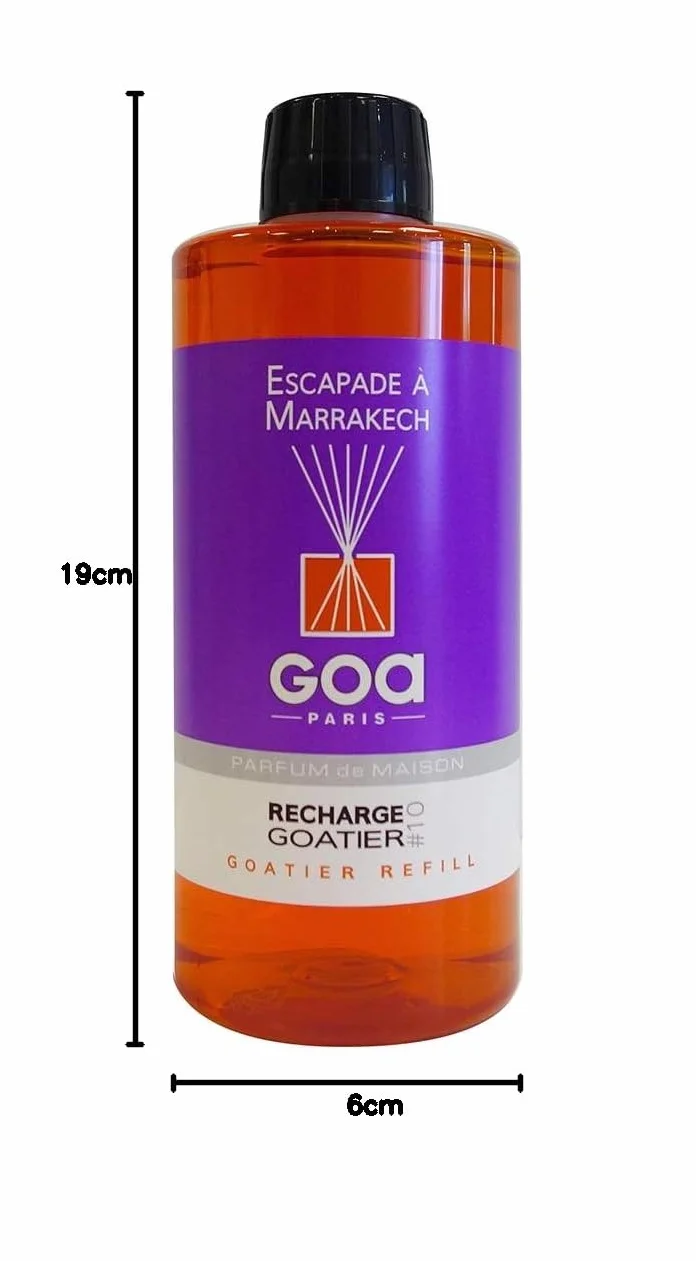 Bouteille recharge goa 500ml escapade à Marrakech