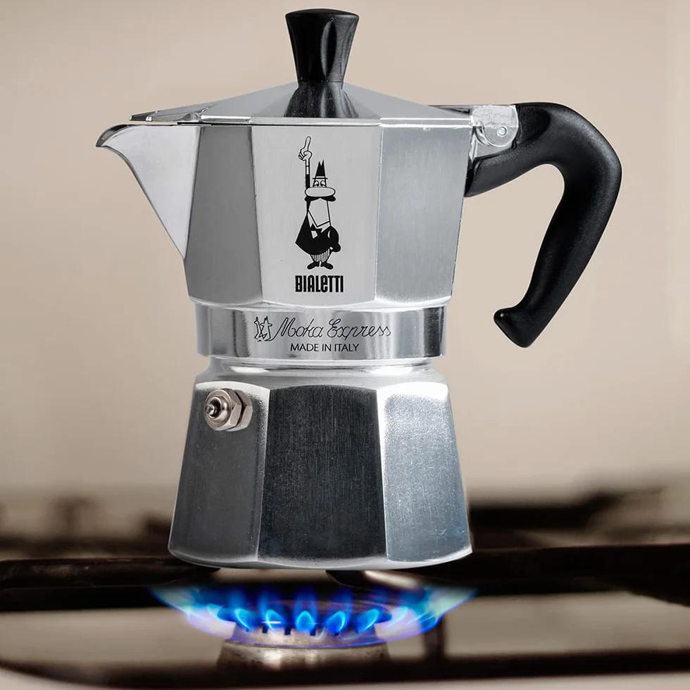 Bialetti Moka Express Cafetière Expresso 6 Tasses 270 Ml Aluminium Argenté