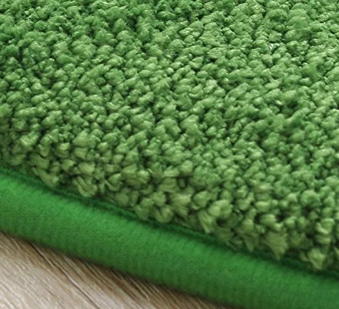 Tapis Rond Antidérapant 80CM Brun Clair Sol Chambre Salon Salle de Bain Cuisine