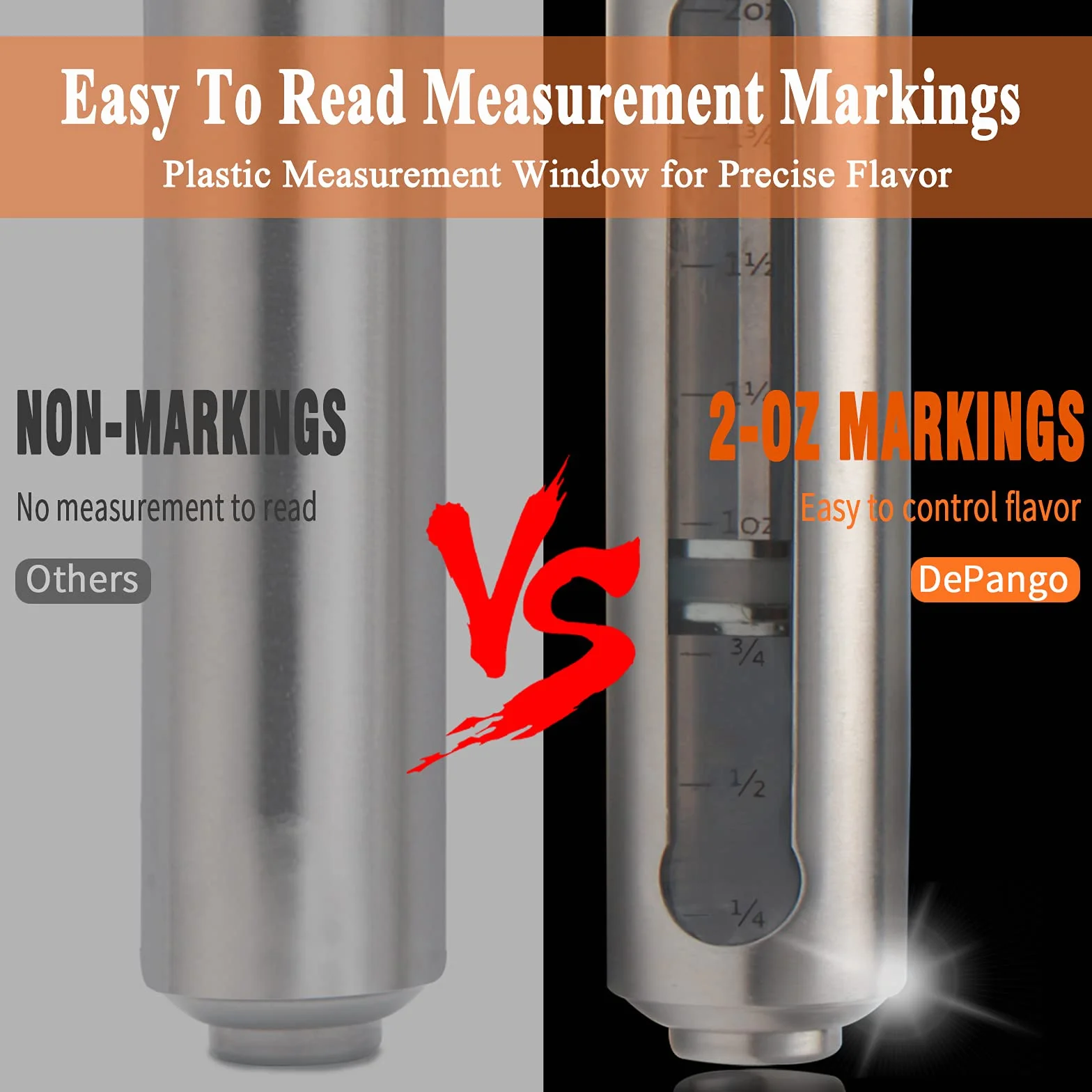DePango Seringue Alimentaire Injecteur de Marinade 60ml Inox 3 Aiguilles à Viande pour BBQ Steak Poulet