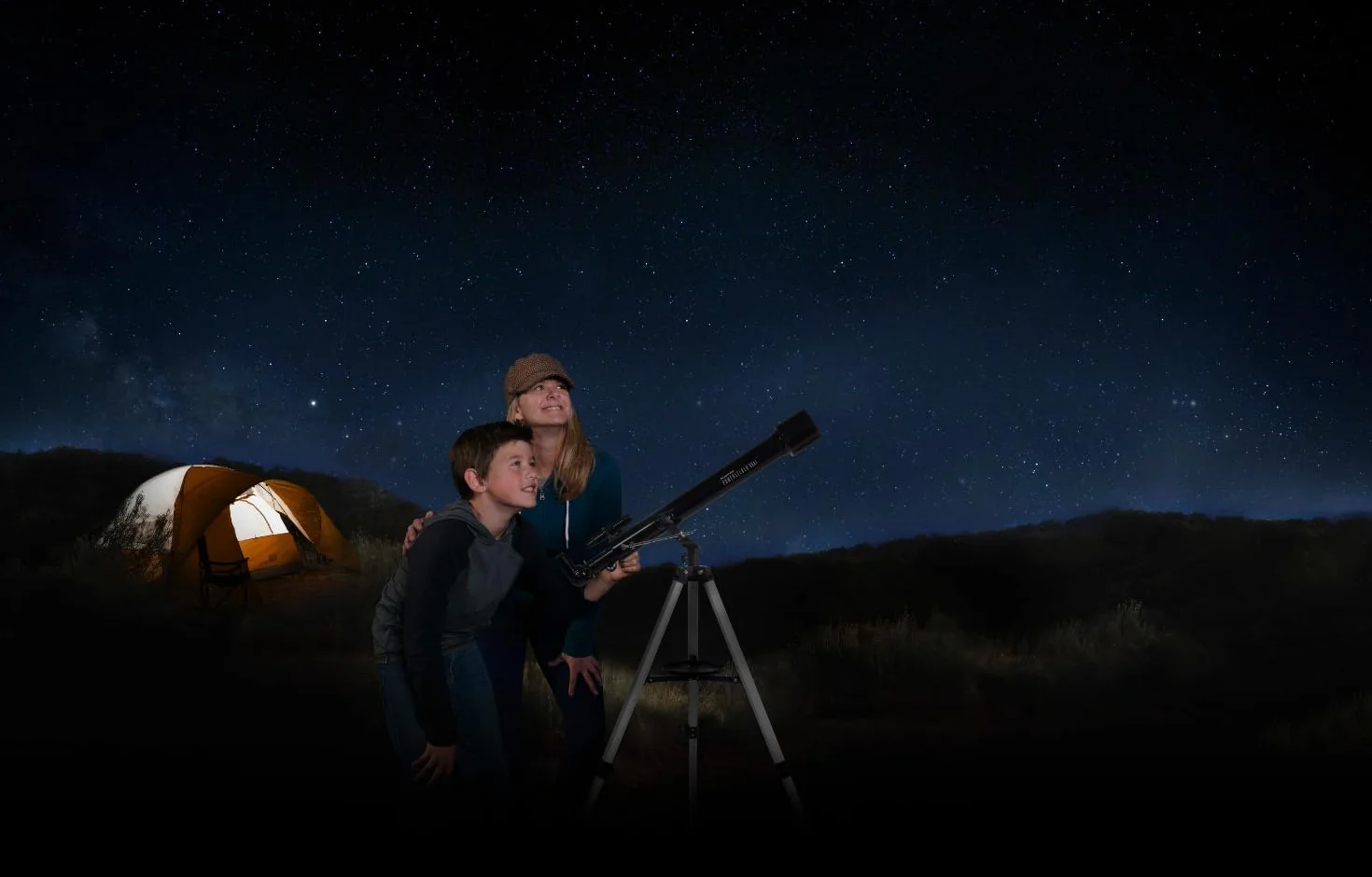 Celestron 21041 PowerSeeker 60AZ Refractor Telescope, Black