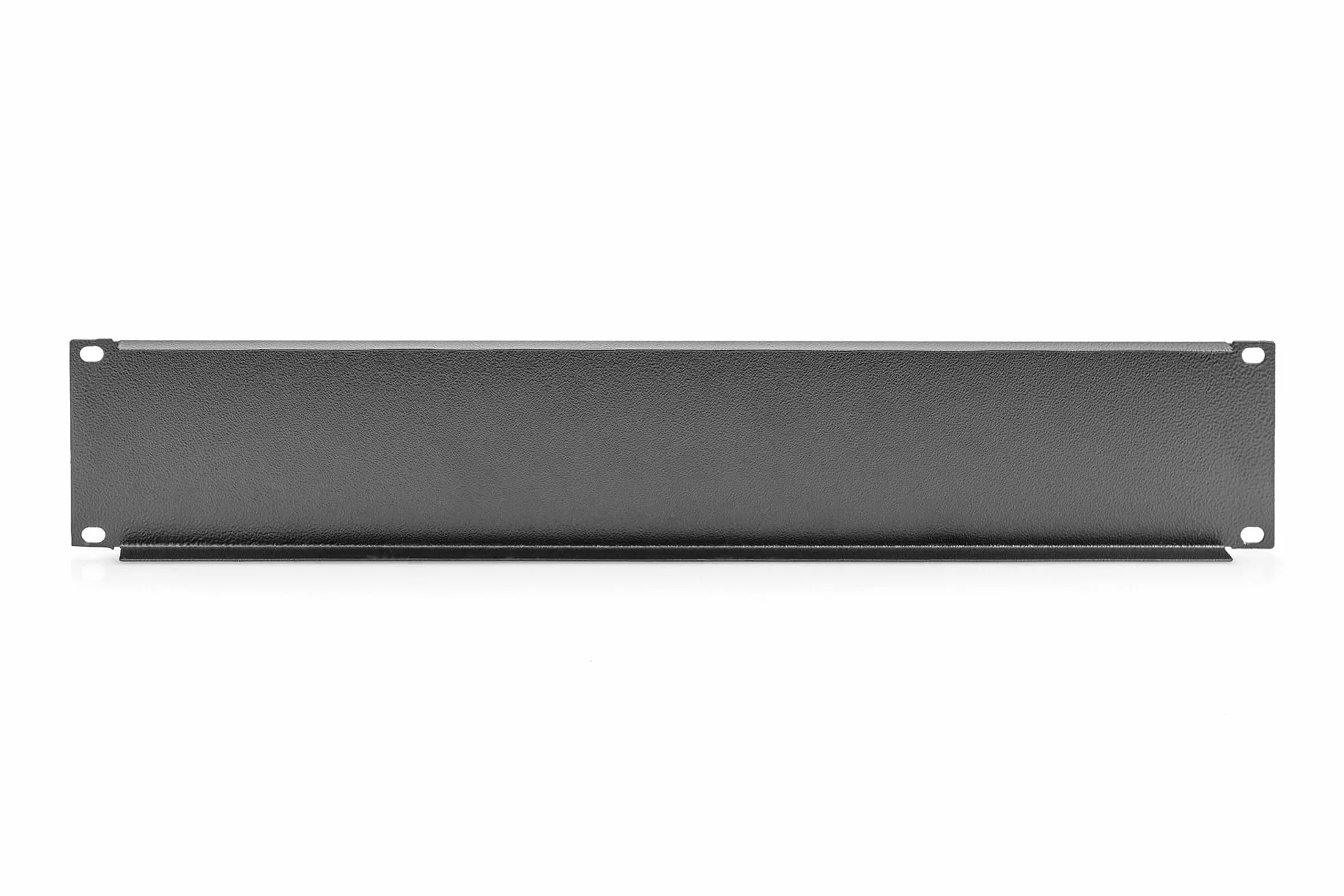 DIGITUS Panneau de recouvrement 19" 2U Cache pour armoire réseau serveur rack tôle d'acier laqué poudre Noir