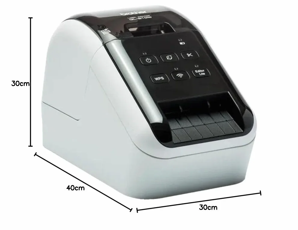 Imprimante d'étiquettes QL-810W Wi-Fi professionnelle