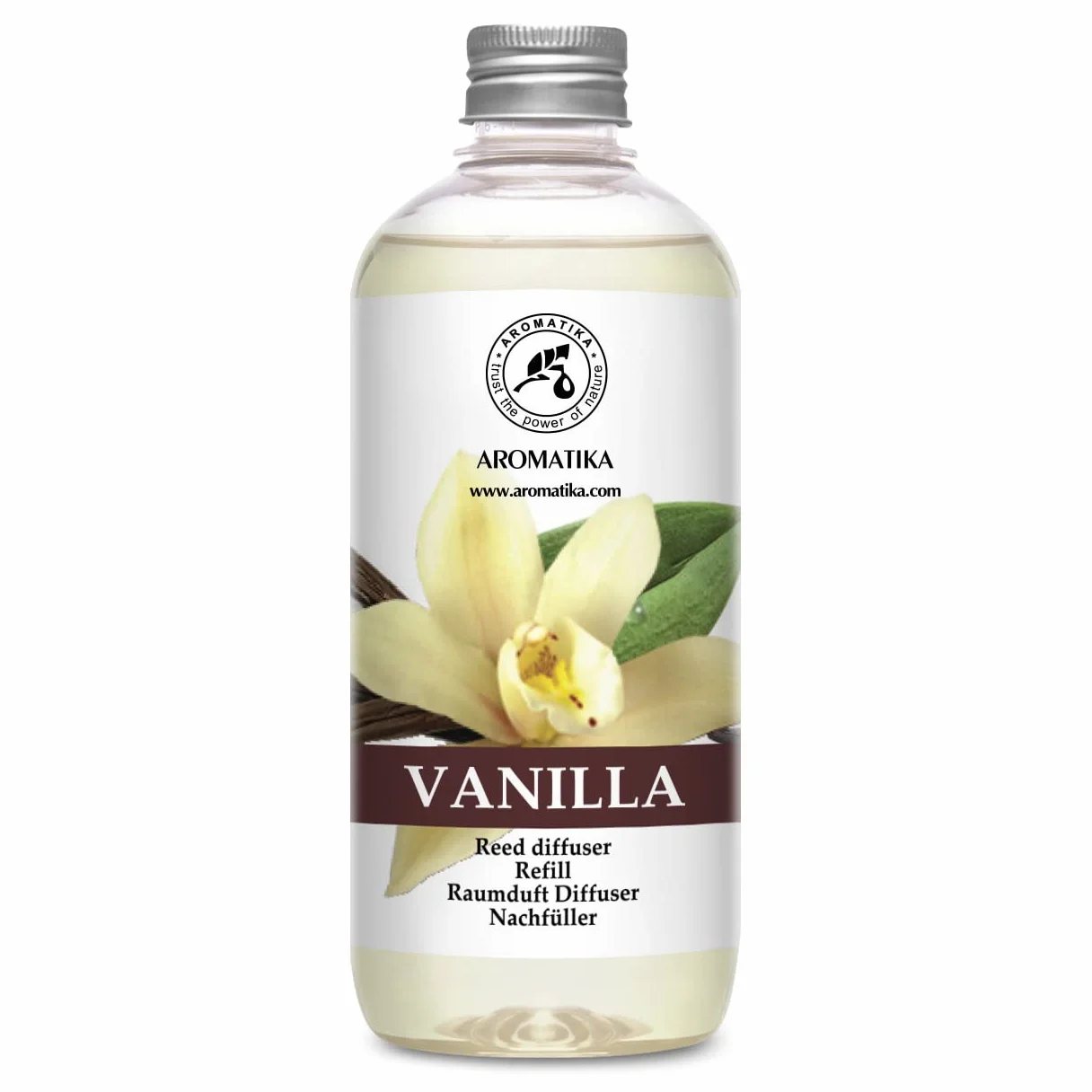 Recharge Vanille 500ml - Diffuseur Parfum Maison - Recharge Parfumée Longue Durée